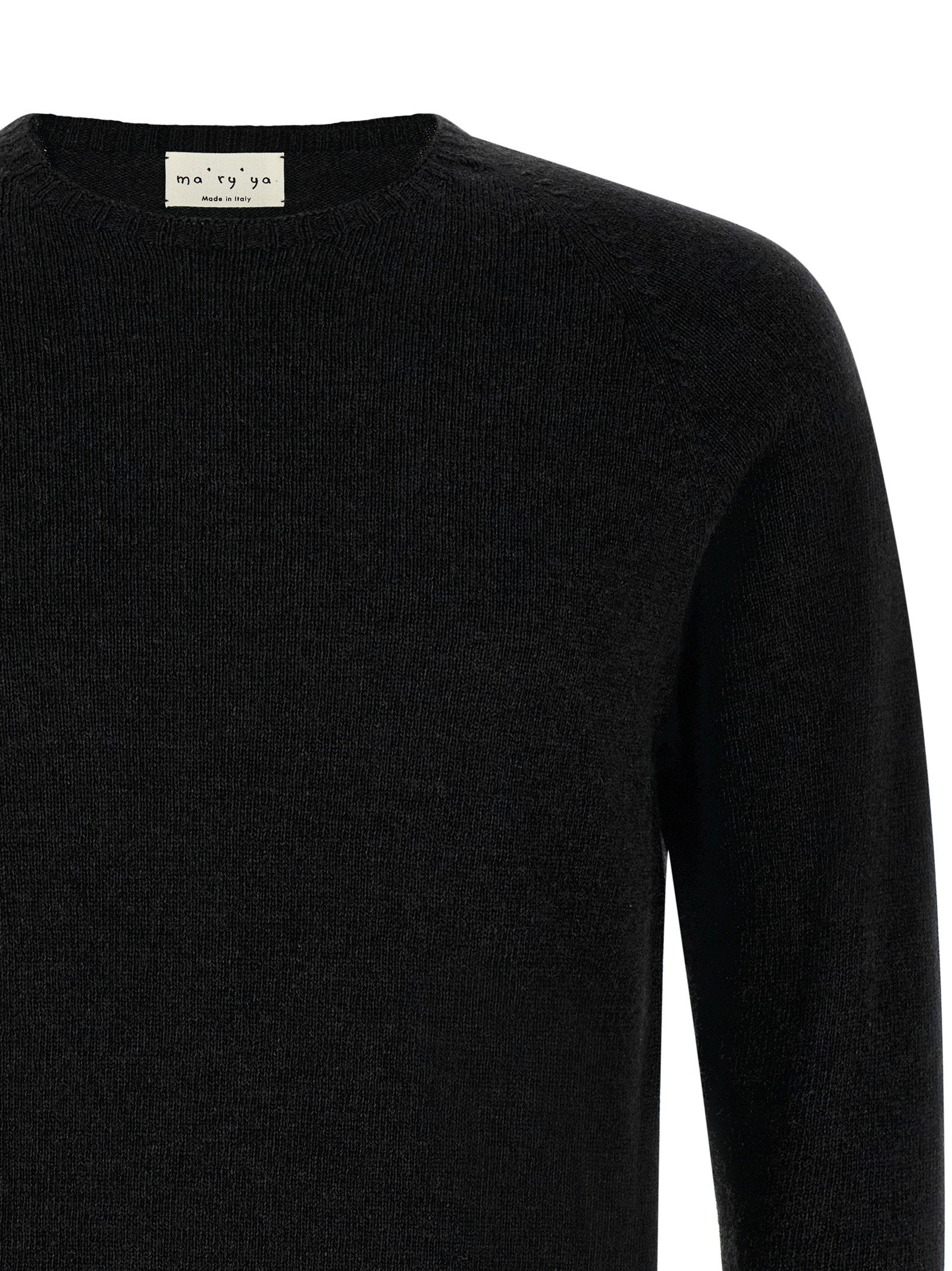 Ma'ry'ya Crew-neck Sweater With Slits - view 3