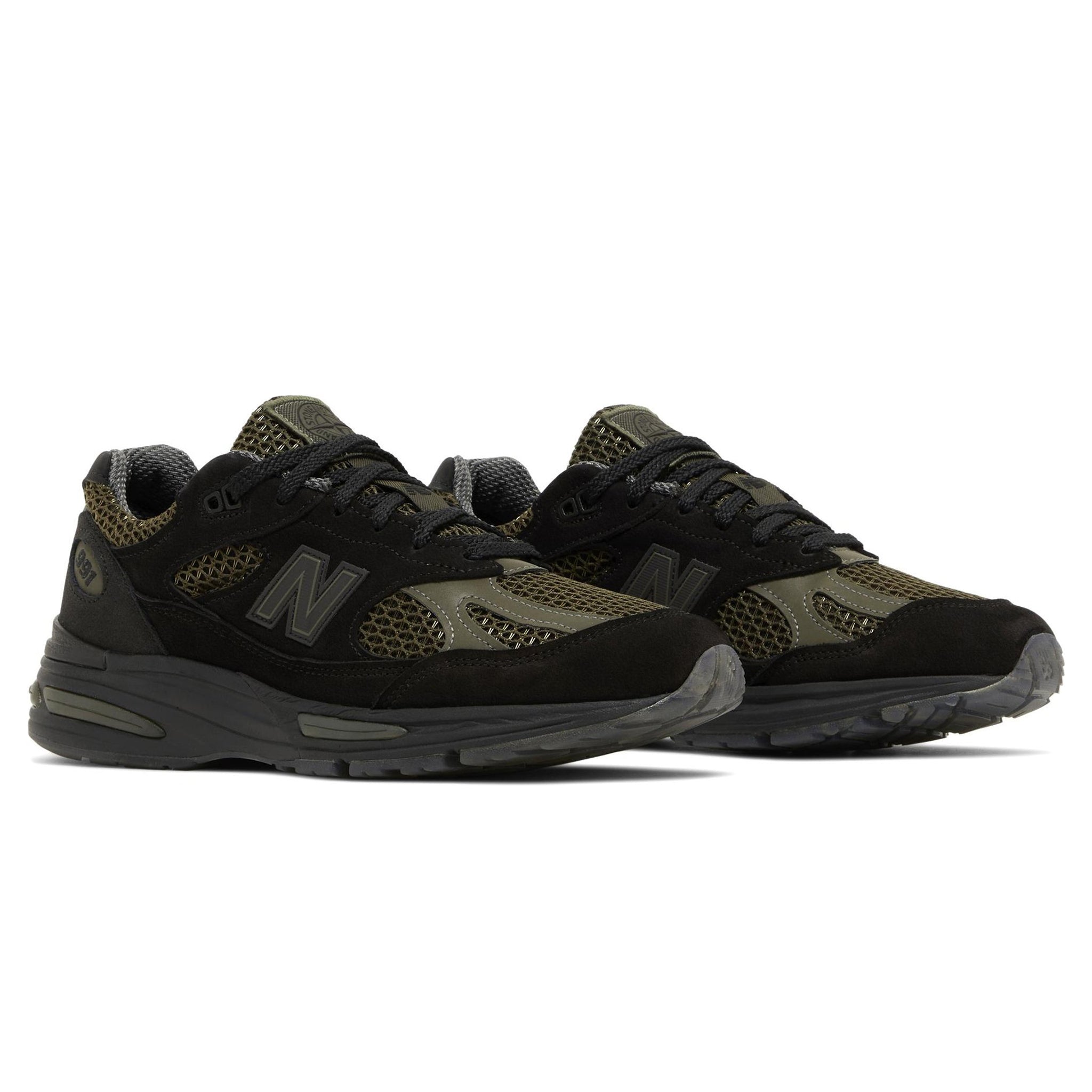 Stone Island x New Balance 991v2 MiUK Black Olive - view 2