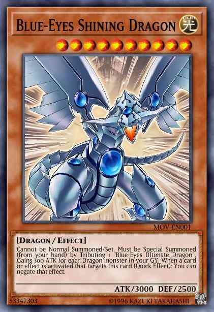 Yu-Gi-Oh! Blue-Eyes Shining Dragon - LCKC-EN008 - Secret Rare - 1st Edition