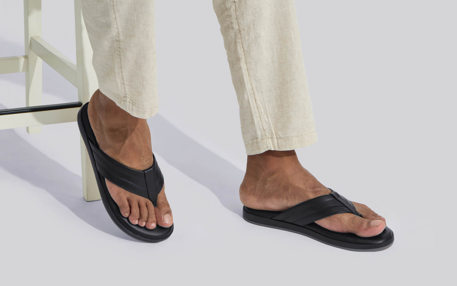 Neeman's Indo-Western Flips : Black - view 8