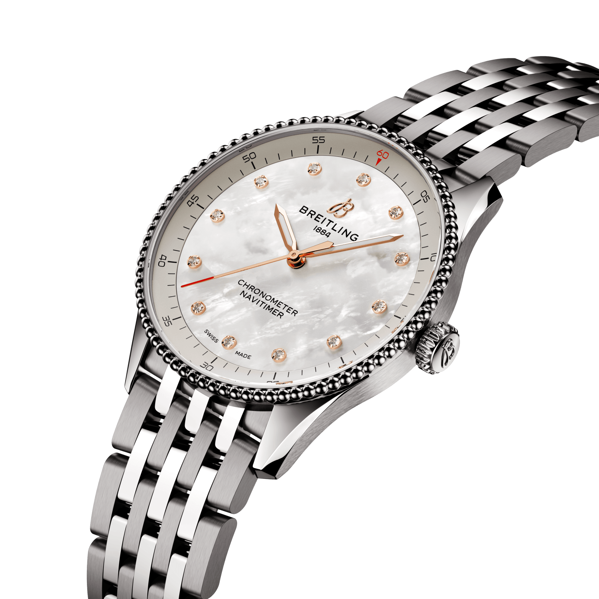 Breitling Navitimer Mother of Pearl Dial Unisex 32mm - view 4