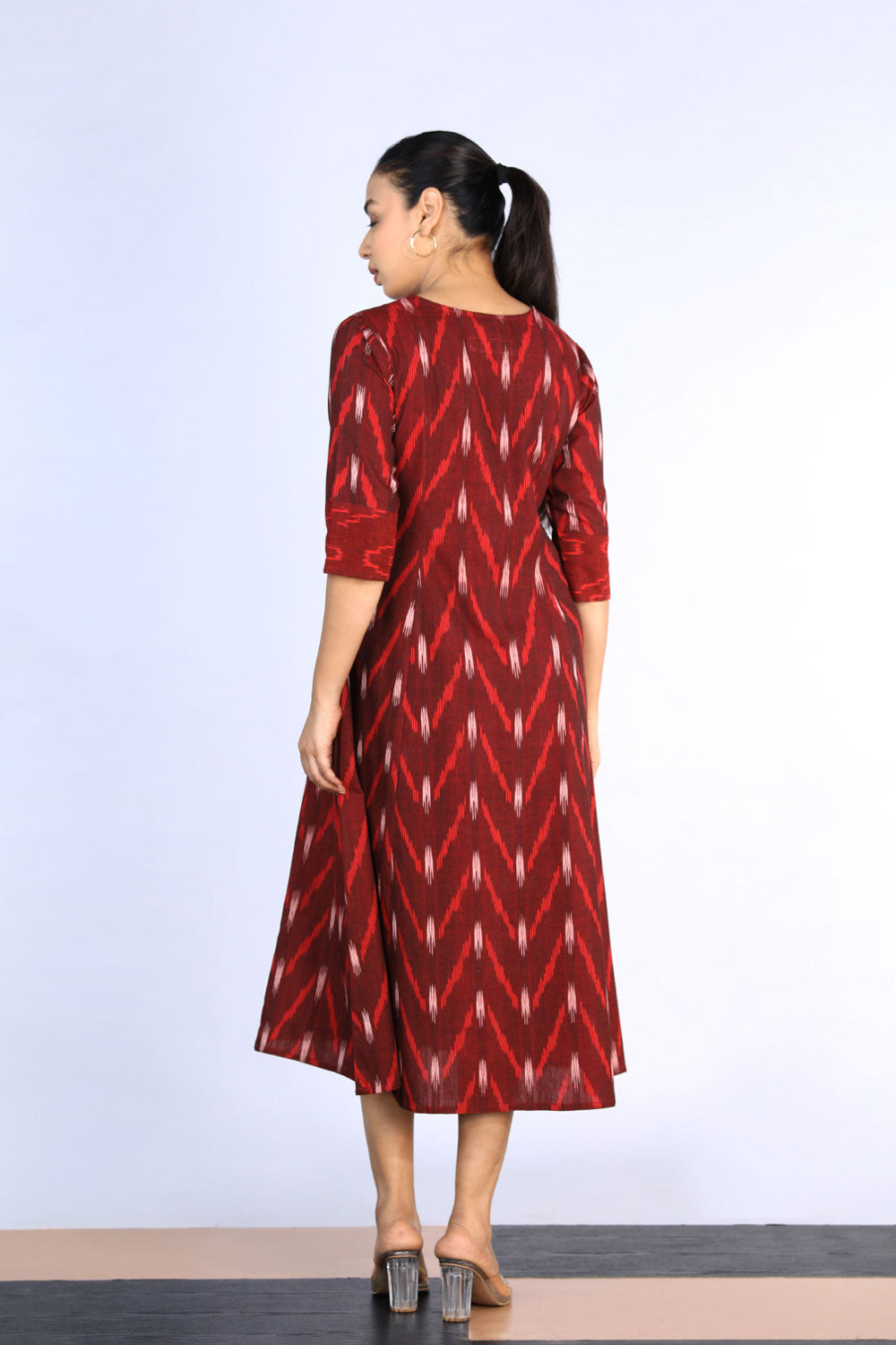 Kalanjali Ethnics Cotton Pochampally Ikat dress - view 6