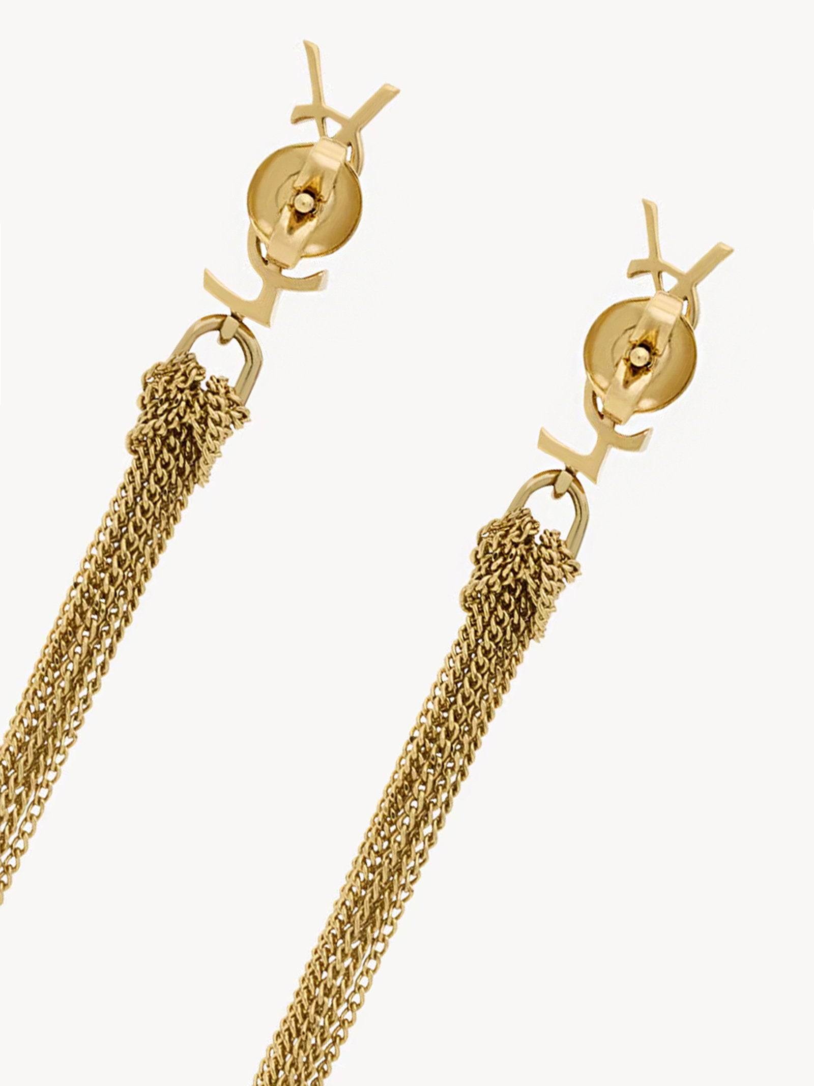Saint Laurent Cassandre Earrings – 100% brass - view 3