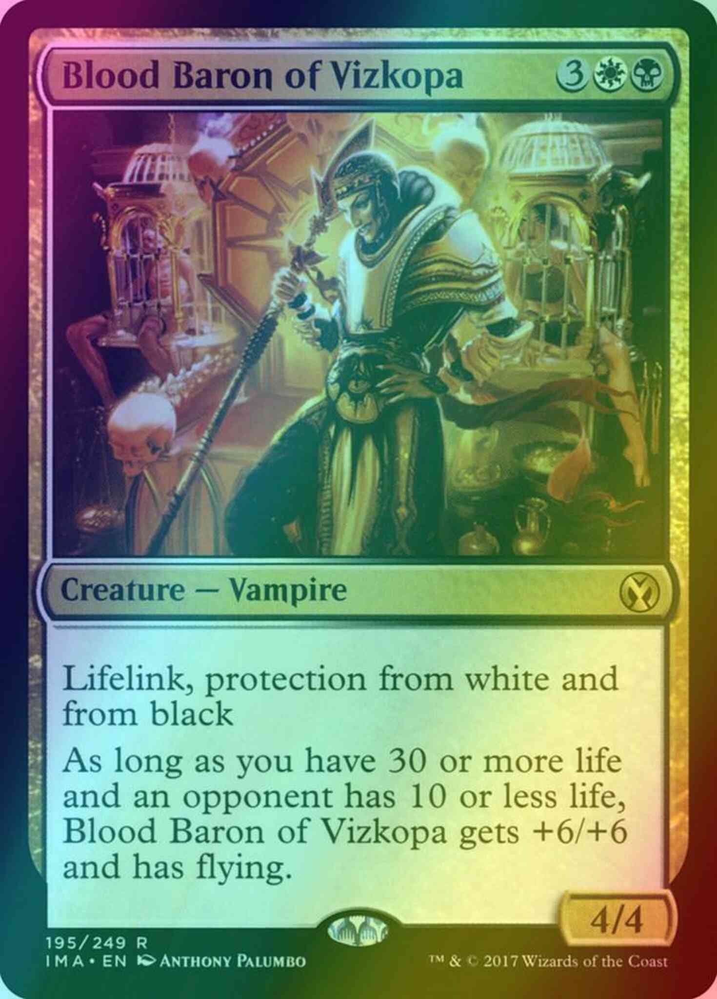 Magic Blood Baron of Vizkopa [195] [Iconic Masters] [Foil]