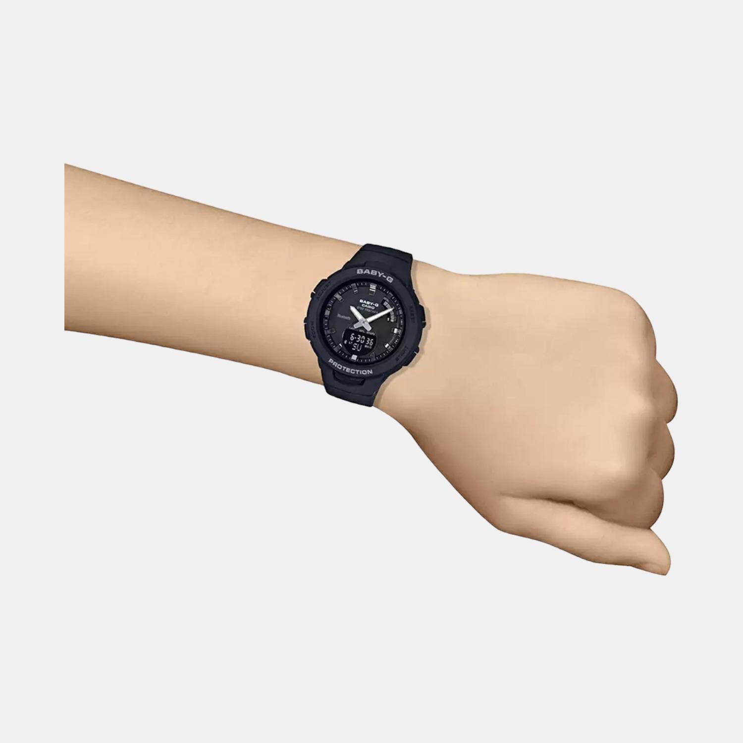 Casio Baby-G Women Quartz Black Dial Analog-Digital Resin Watch BX145 - view 7
