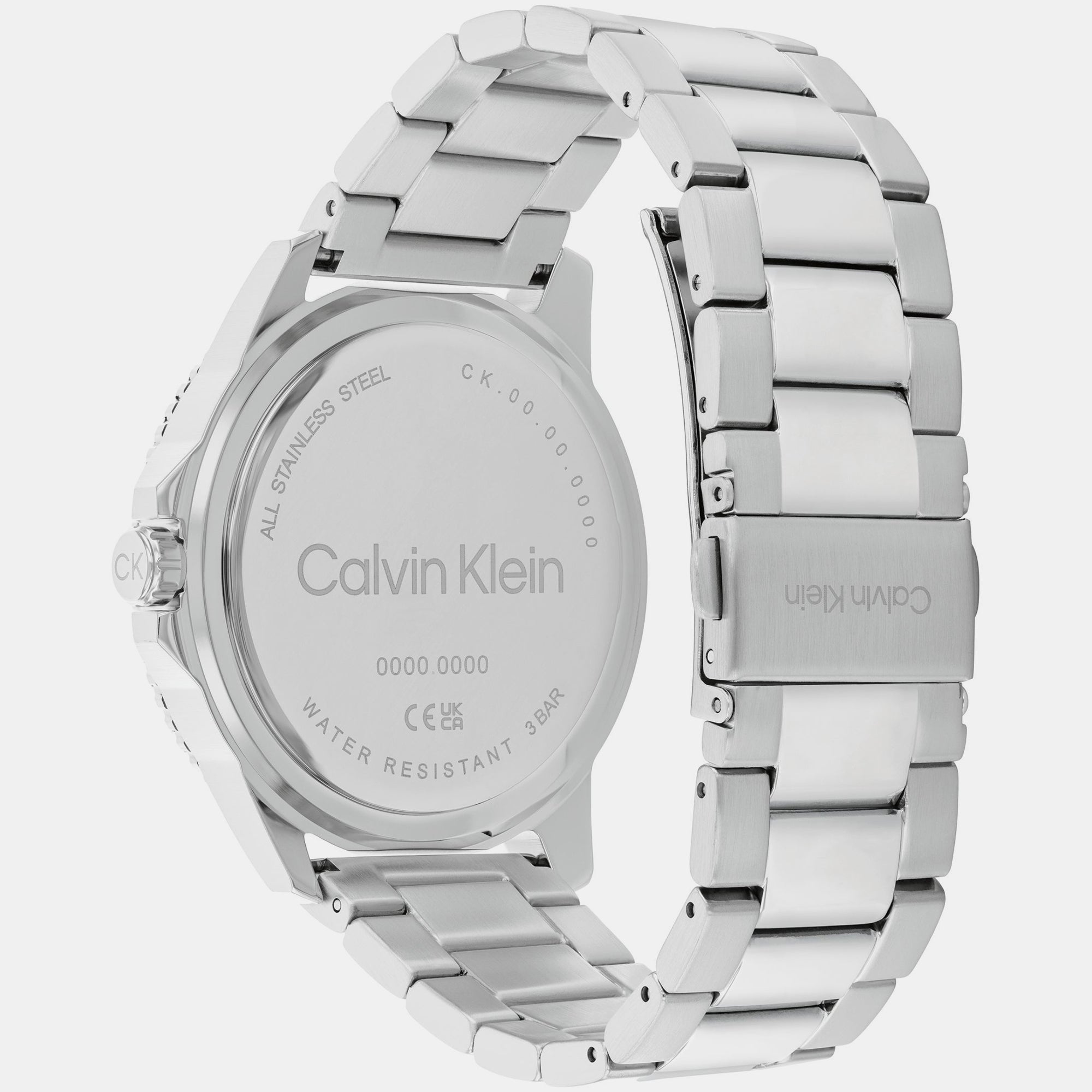 Calvin Klein Aqueous Men Quartz Blue Dial Analog Stainless Steel Watch 25200385 - view 3