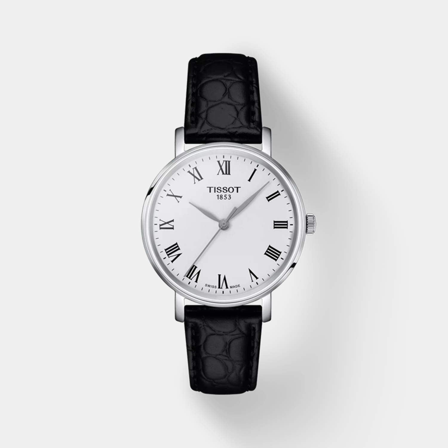 Tissot Everytime Women Quartz Silver Dial Analog Leather Watch T1432101603300