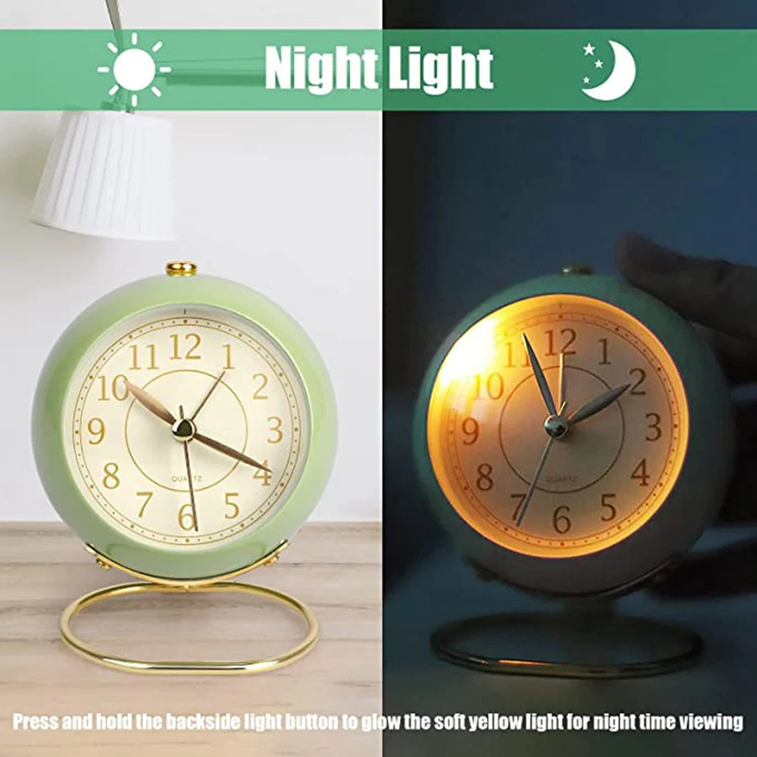 Catterton Retro Night Light Alarm Clock - view 2