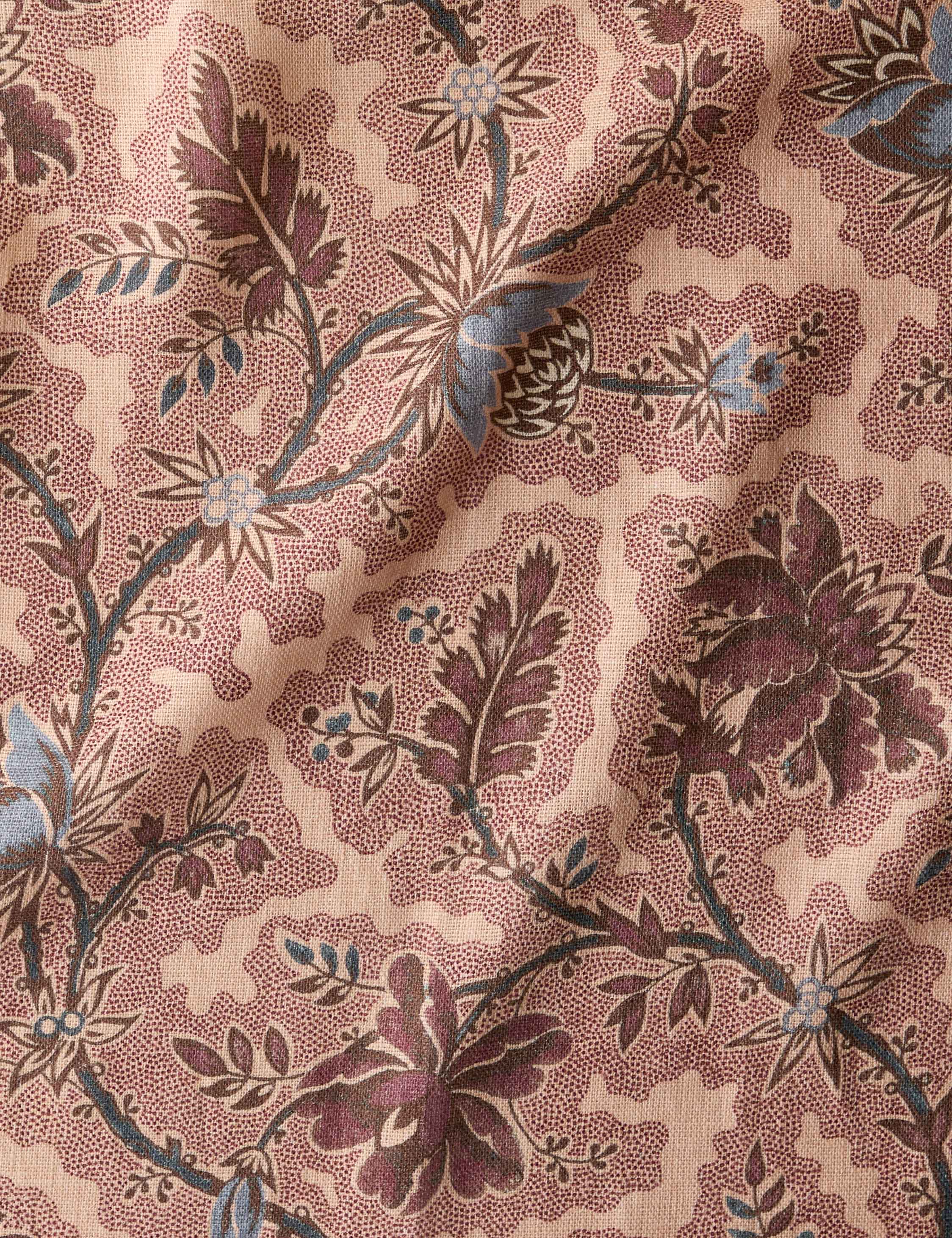 Lulu and Georgia Brubeck Linen Fabric – Blush - view 2
