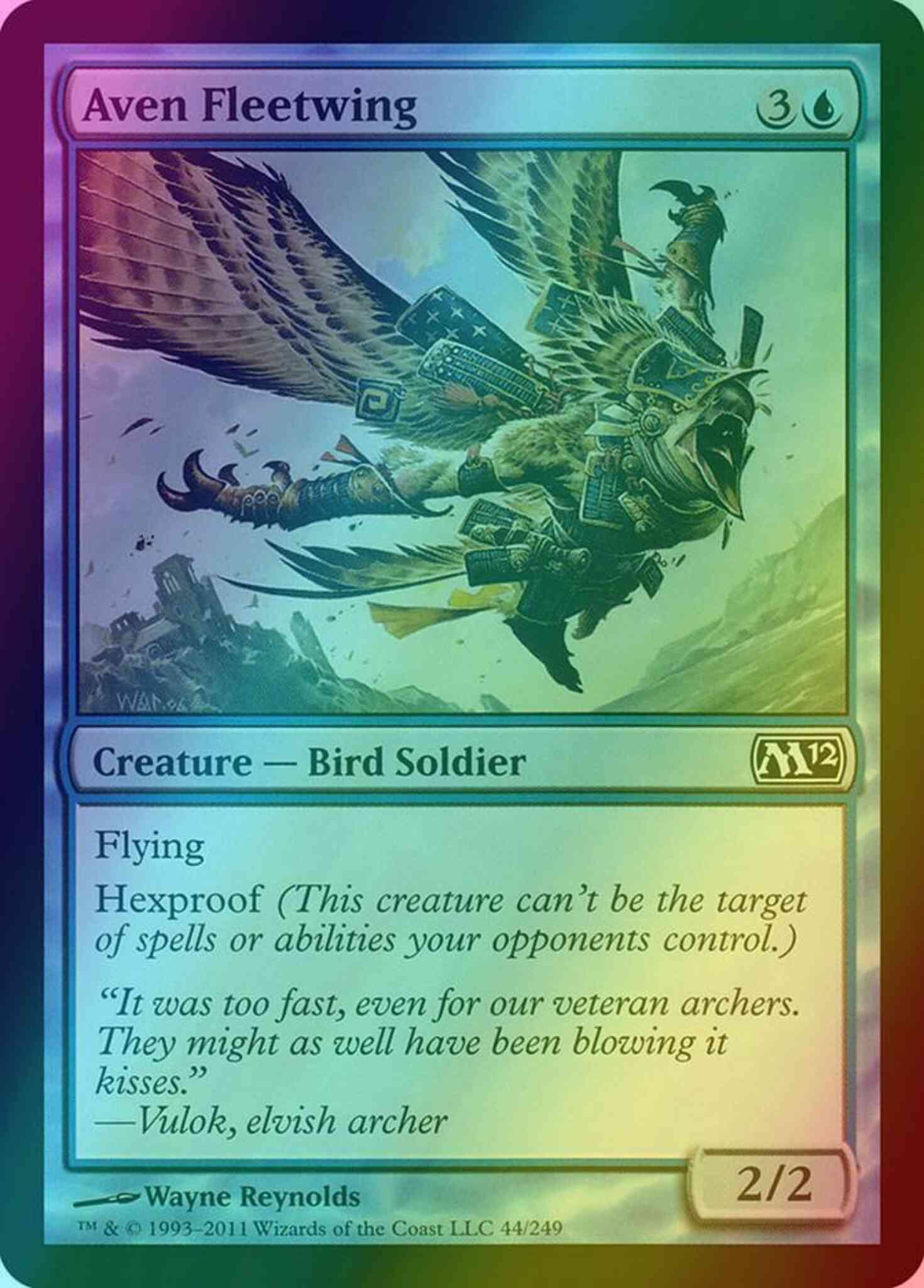 Fleetwing 44 magic – Aven Fleetwing [44] [Magic 2012] [Foil]