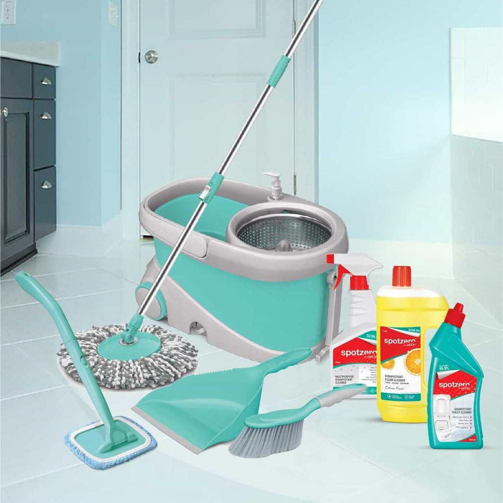 Prime Mop Kit with Car Glass Cleaner (Spotzero by Milton) - view 2