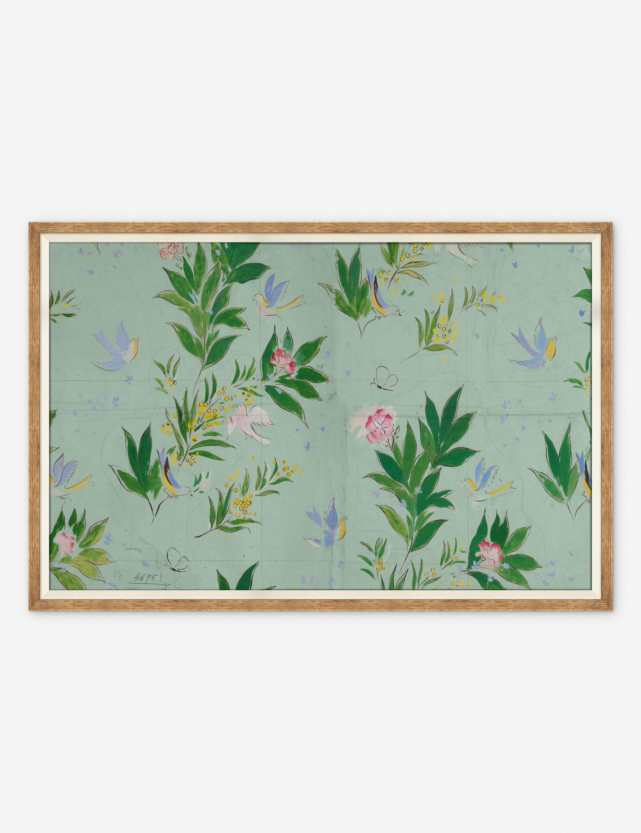 Lulu and Georgia Doves Print by Paule Marrot – Green