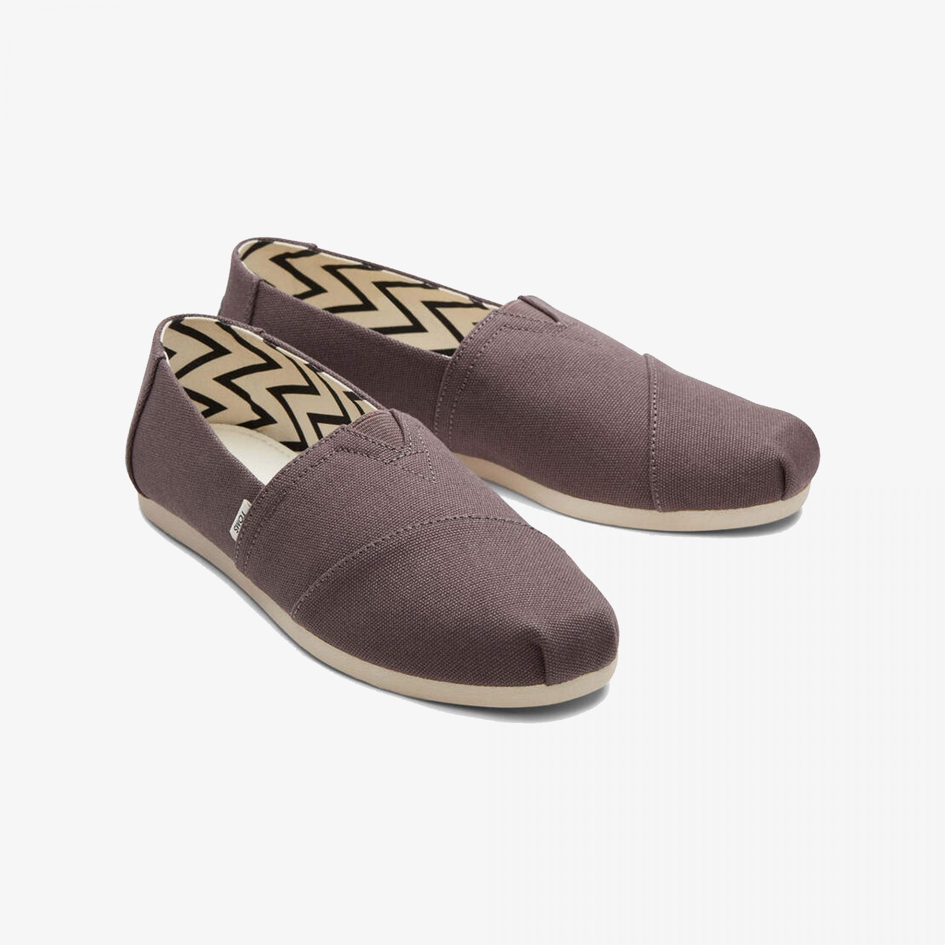 Toms | ALPARGATA RECYCLED COTTON CANVAS { ASH GREY / BLUISH
