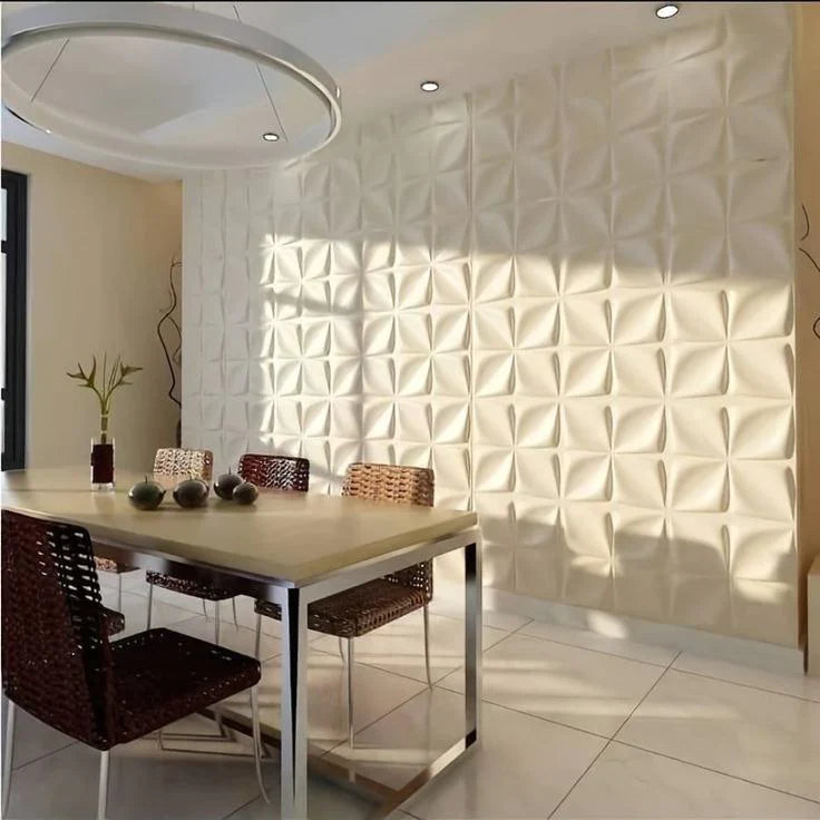 30 30 – Catterton 3D Decorative Wall Panels (30*30 CM) (White)