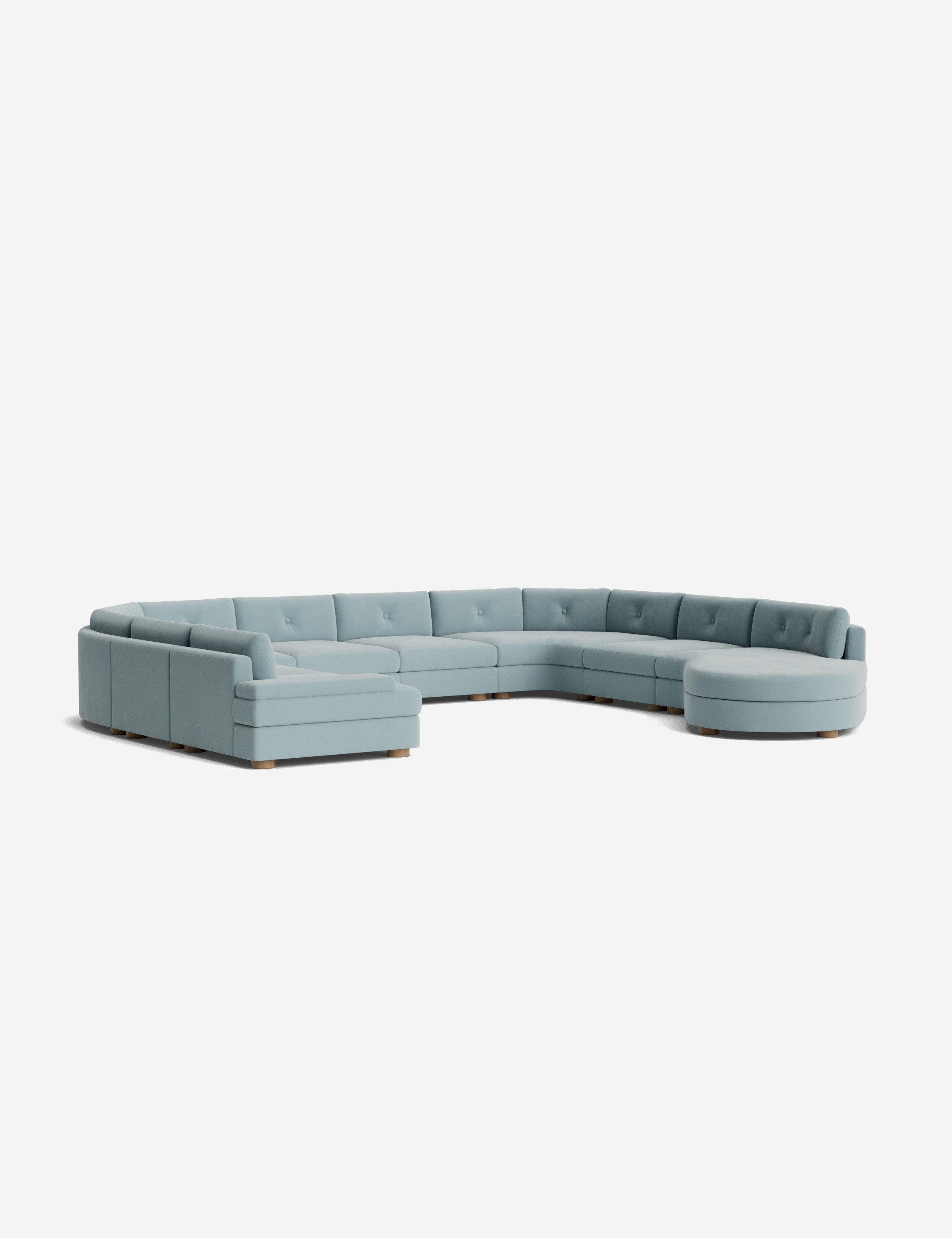Lulu and Georgia Hill Modular U-Shaped Sectional Sofa - view 30