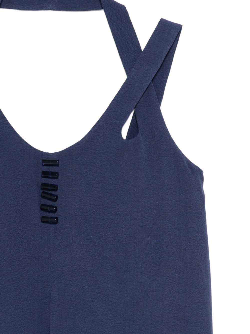 Emporio Armani V-neck button detail Sleeveless top - view 2