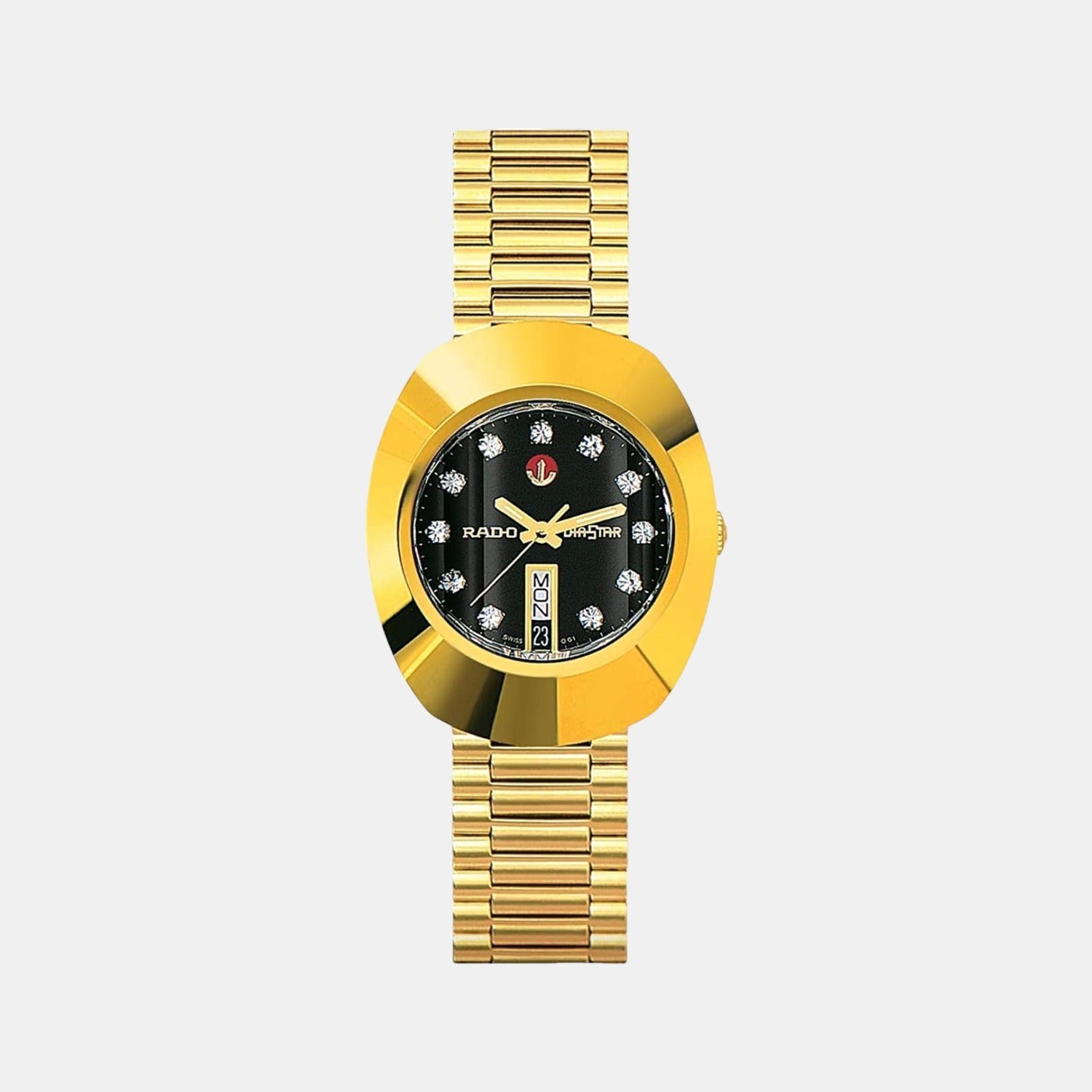 Rado Diastar Men Automatic Black Dial Analog Stainless Steel Watch R12413613