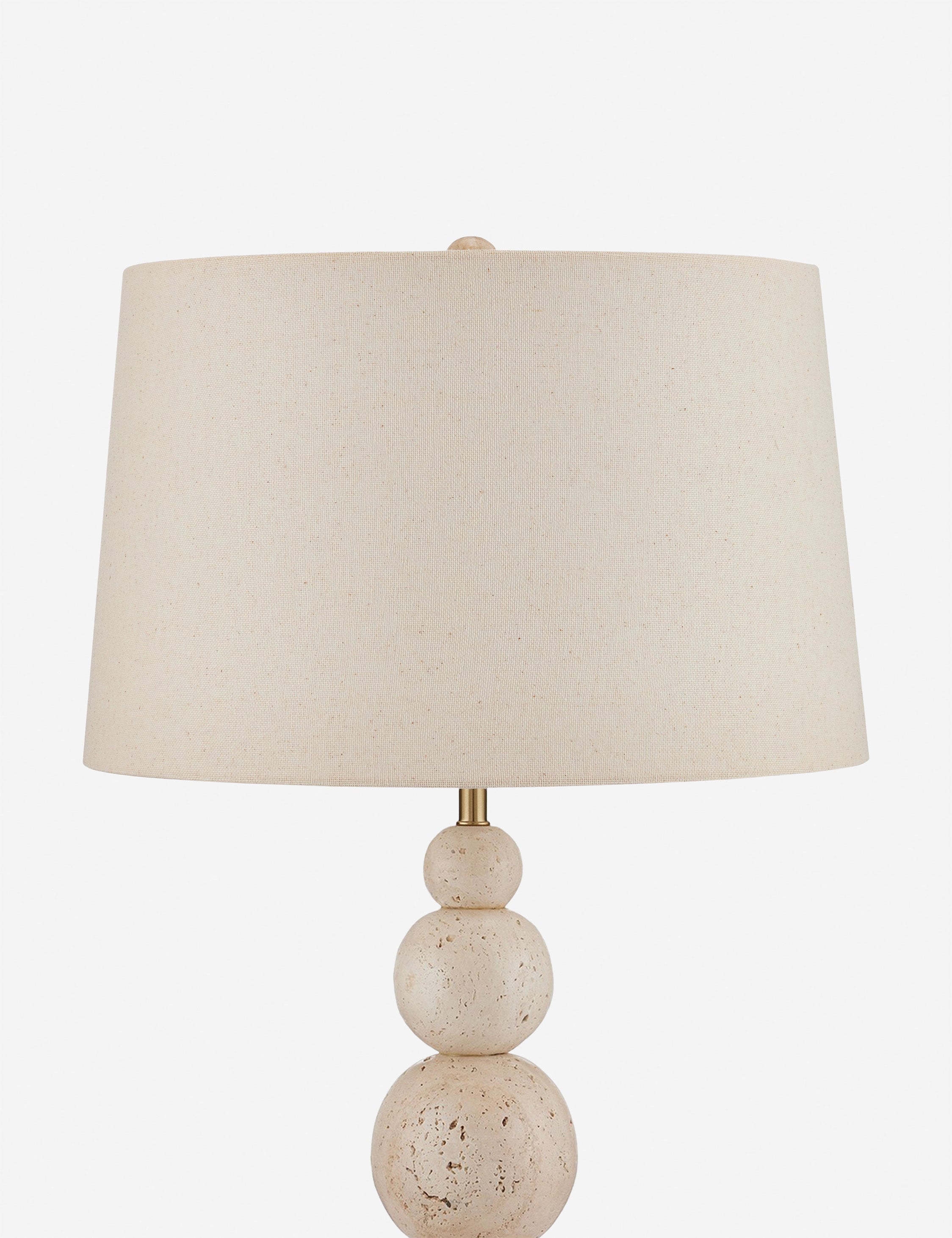 Lulu and Georgia Clemma Table Lamp – Natural Travertine - view 3