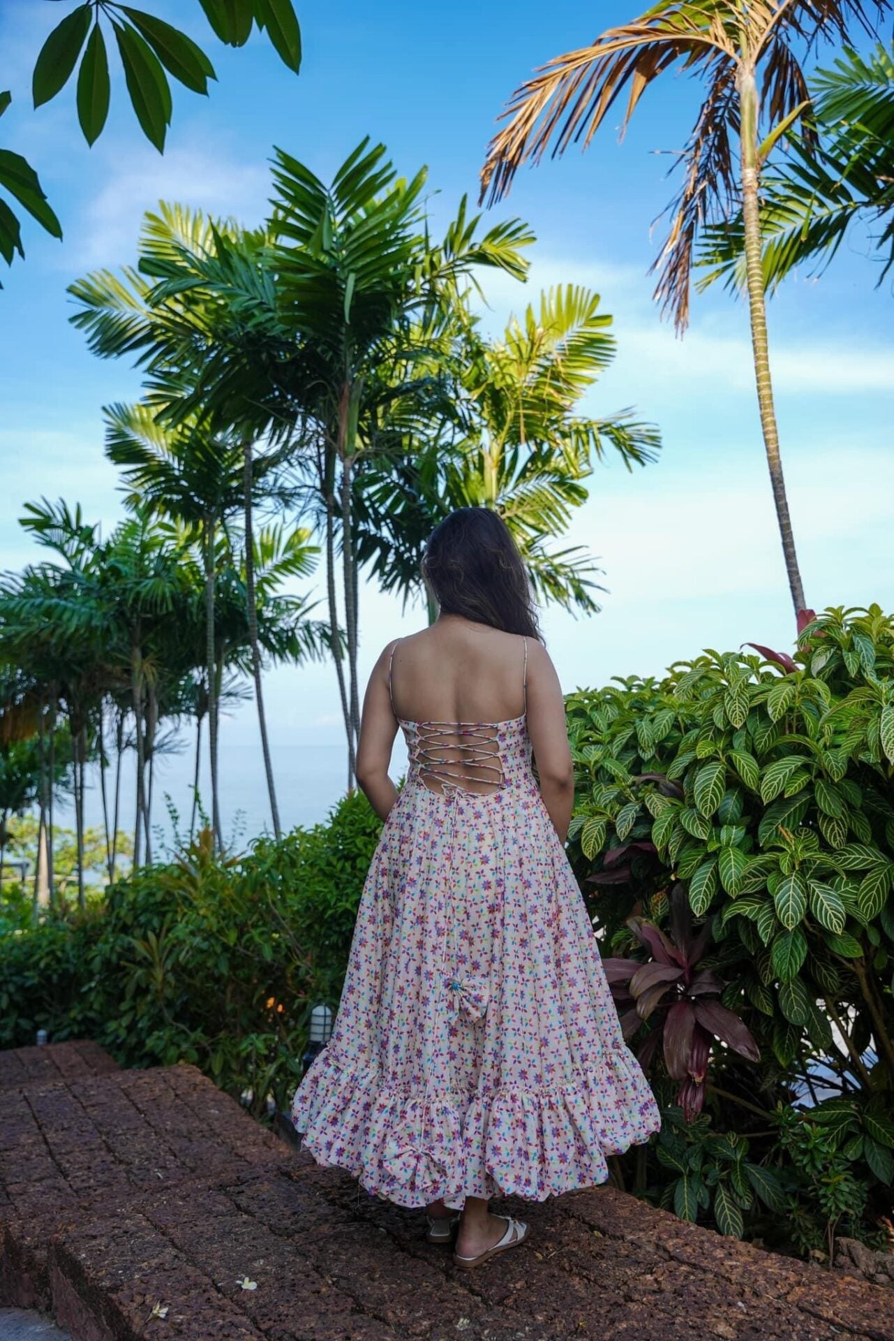 Idaho-o Ruched chanderi dress - view 4