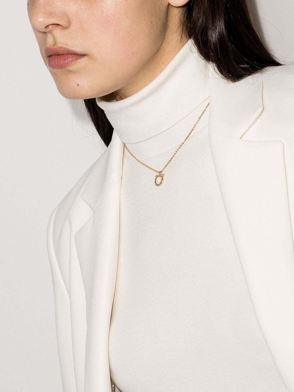 Ferragamo Necklace – 1% GLASS 99% BRASS - view 2