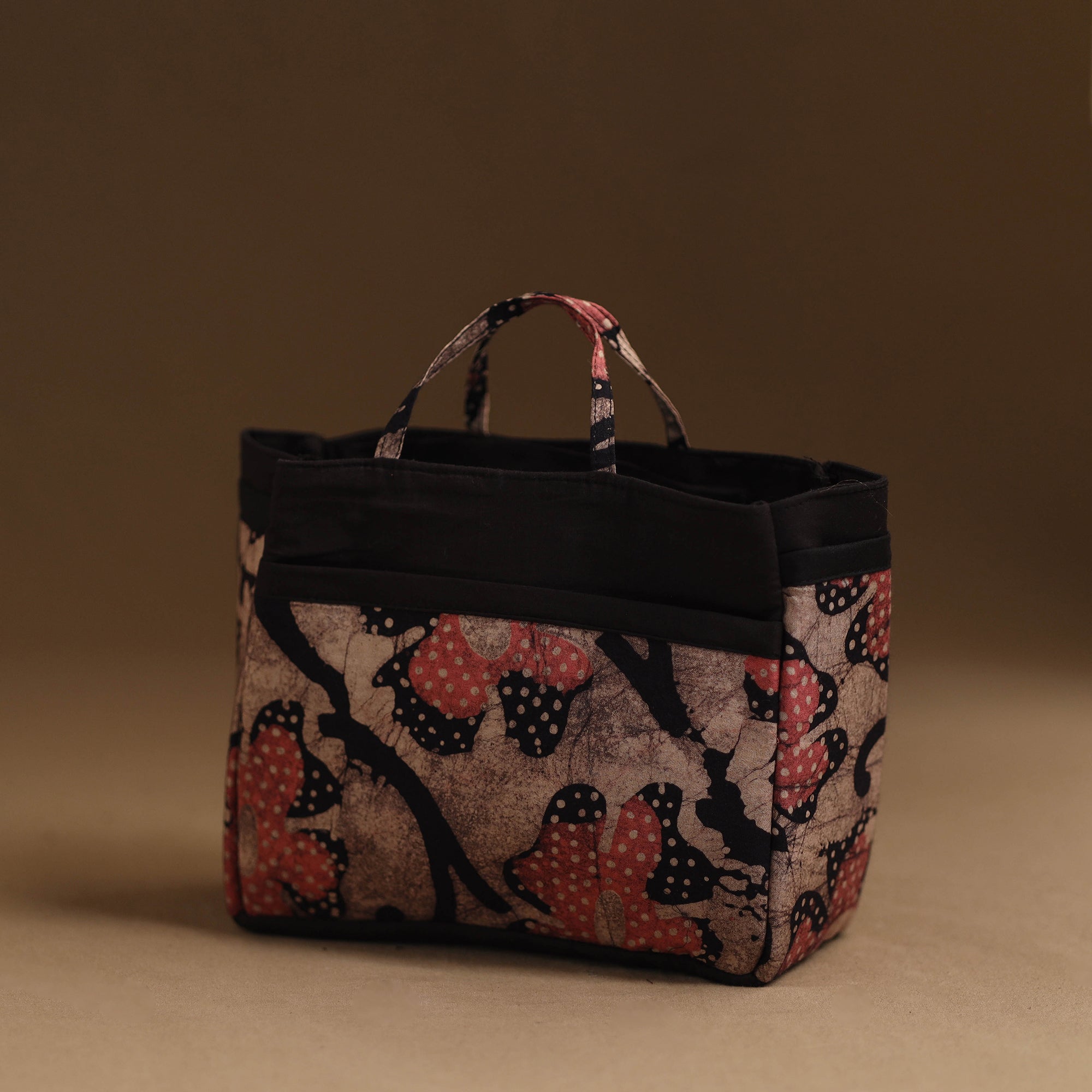 NOORI BAZAR Brown - Handmade Cotton Multipurpose Cosmetic/Toiletry Bag 19 - view 2