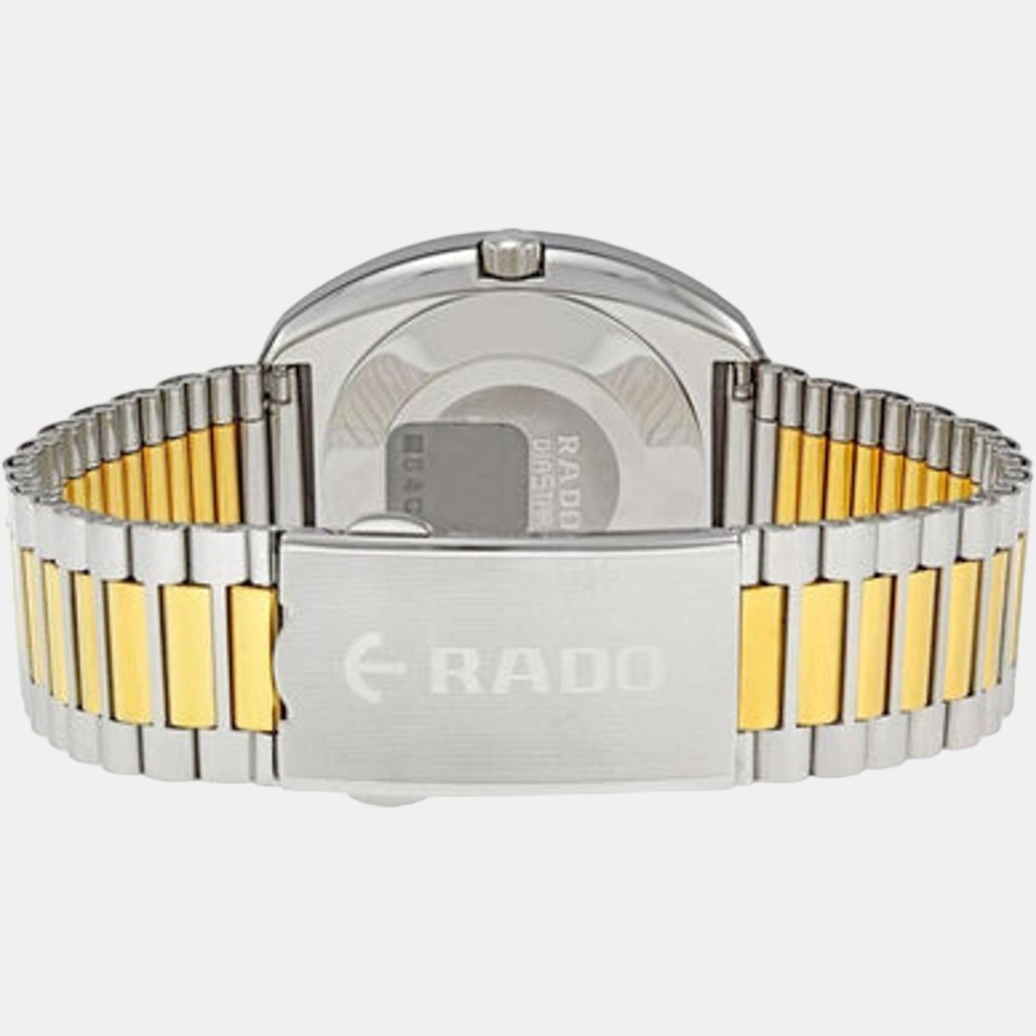 Rado Diastar Men Quartz Gold Dial Analog Stainless Steel Watch R12408633 - view 3