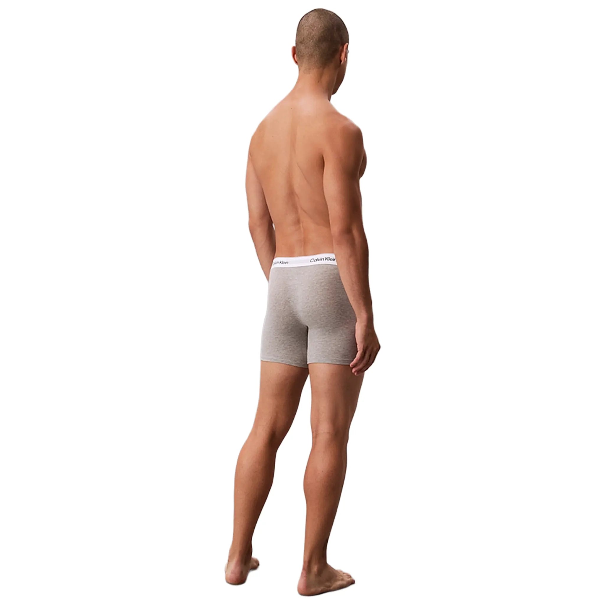 Calvin Klein Pack Cotton Stretch Grey Boxers Three Pack - view 2