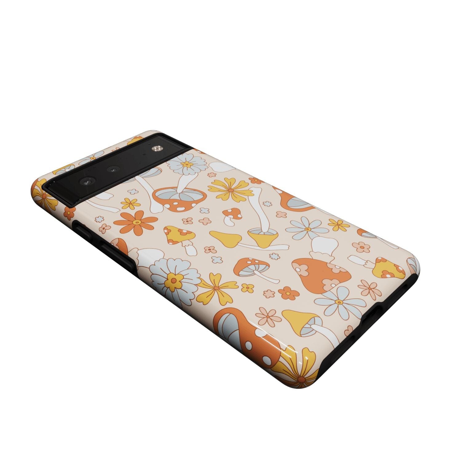 Casetry Mushroom Magic | Retro Floral Google Pixel Case - view 2