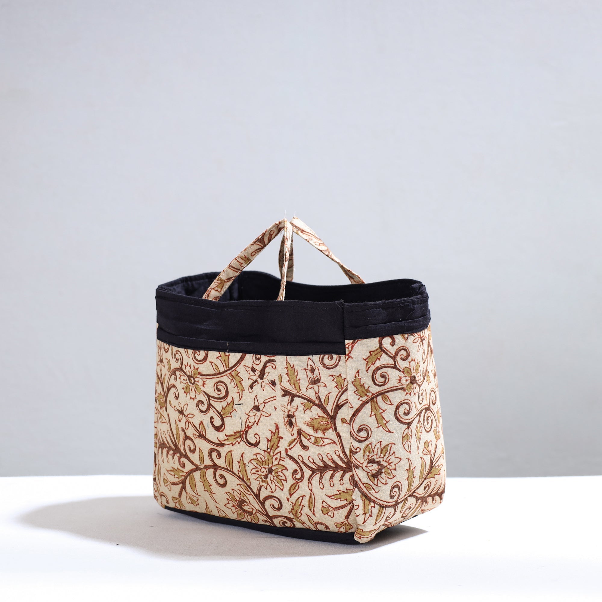 NOORI BAZAR Beige - Handmade Cotton Multipurpose Cosmetic/Toiletry Bag 13 - view 2