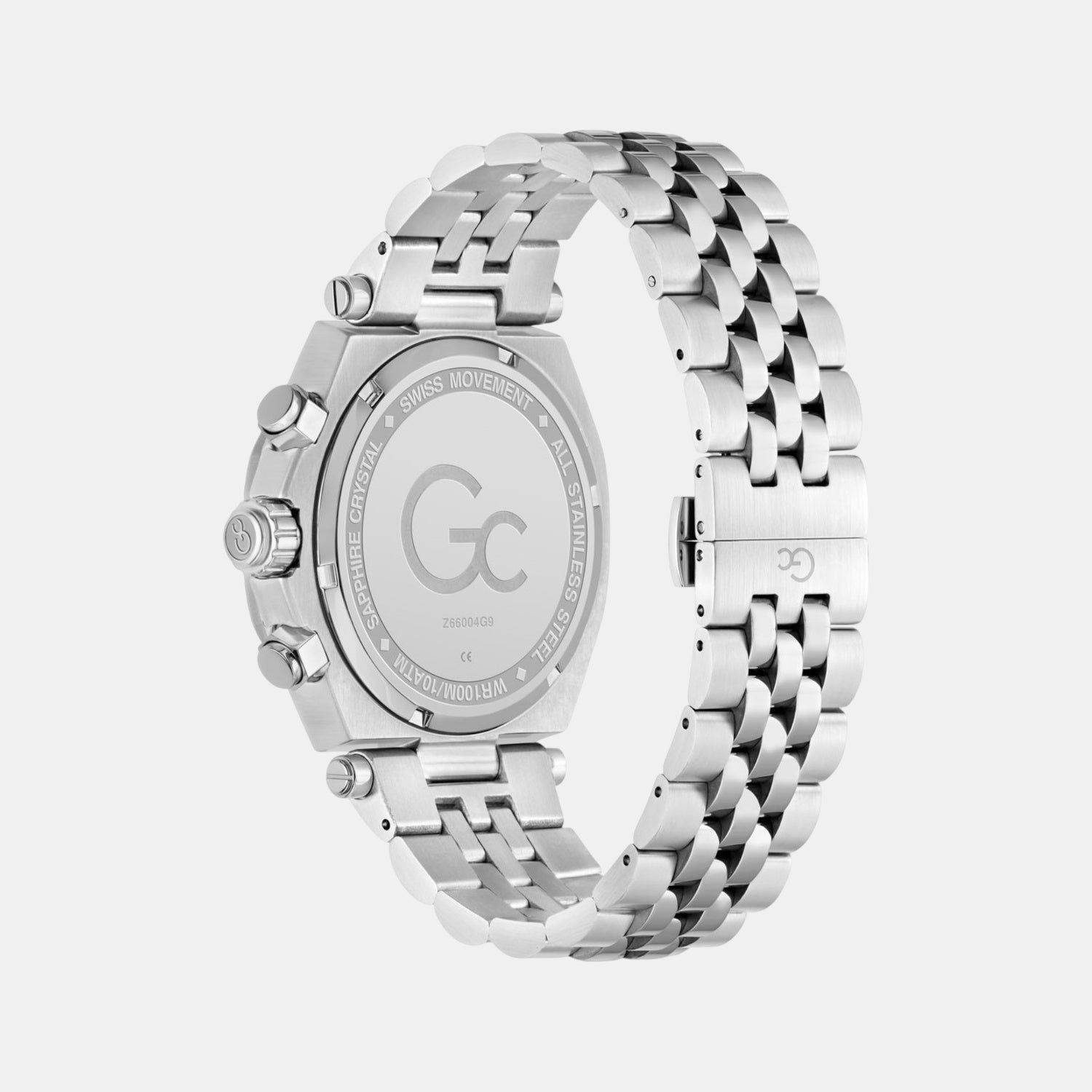 Gc Atlas Men Quartz Green Dial Chronograph Stainless Steel Watch Z66004G9 - view 8