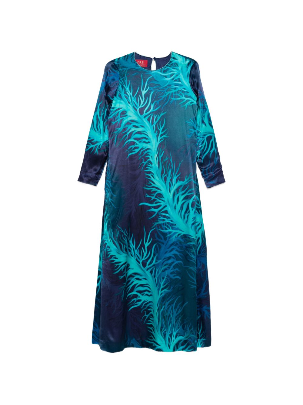 F.R.S . Printed silk dress – Viscose 70%, Silk 30%