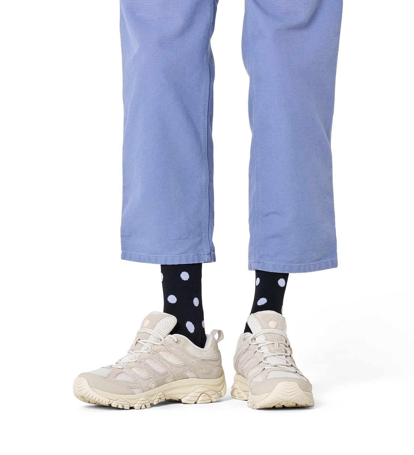Happy Socks Unisex LITE Dot Crew Length Socks for Women and Men - view 2