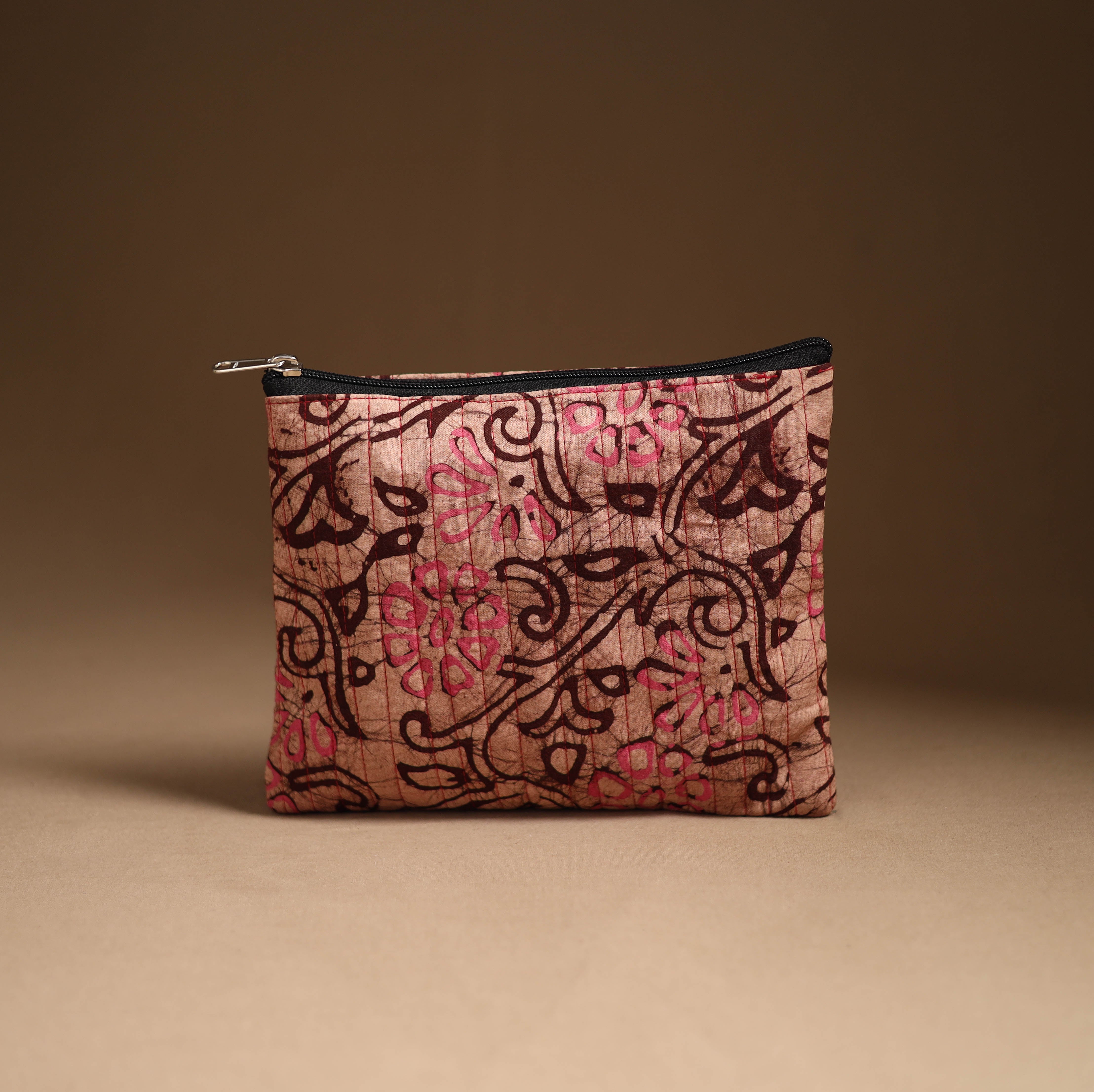 NOORI BAZAR Brown - Handmade Cotton Utility Pouch Set 01 - view 2