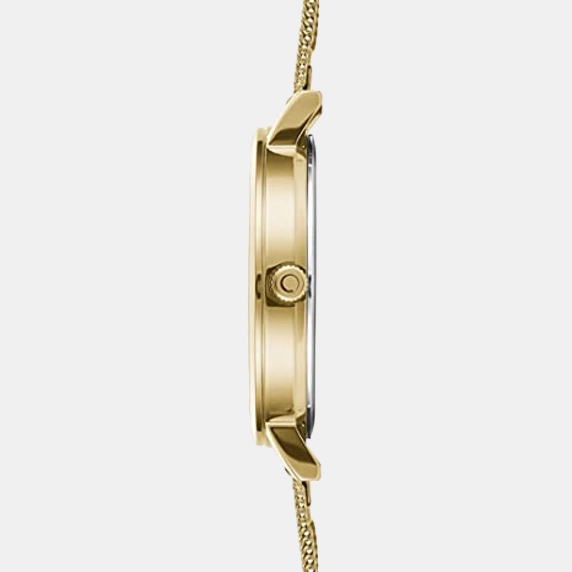 Obaku Brink Lille Gold Women Quartz White Dial Analog Stainless Steel Watch V248LXGIMG - view 2