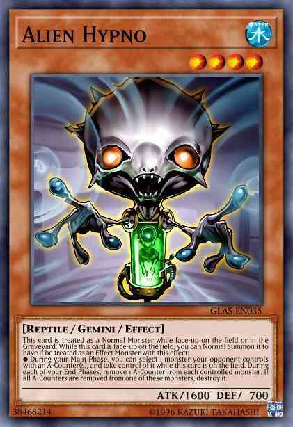 Yu-Gi-Oh! Alien Hypno - GLAS-EN035 - Common - 1st Edition