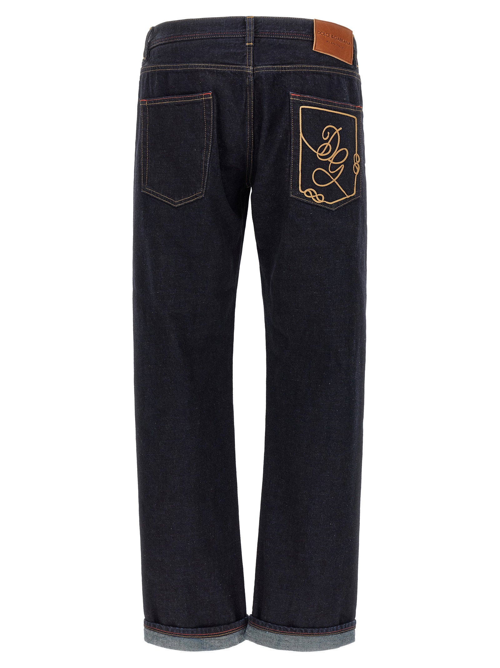 Dolce & Gabbana Dg Embroidery Jeans – 100% cotton - view 2