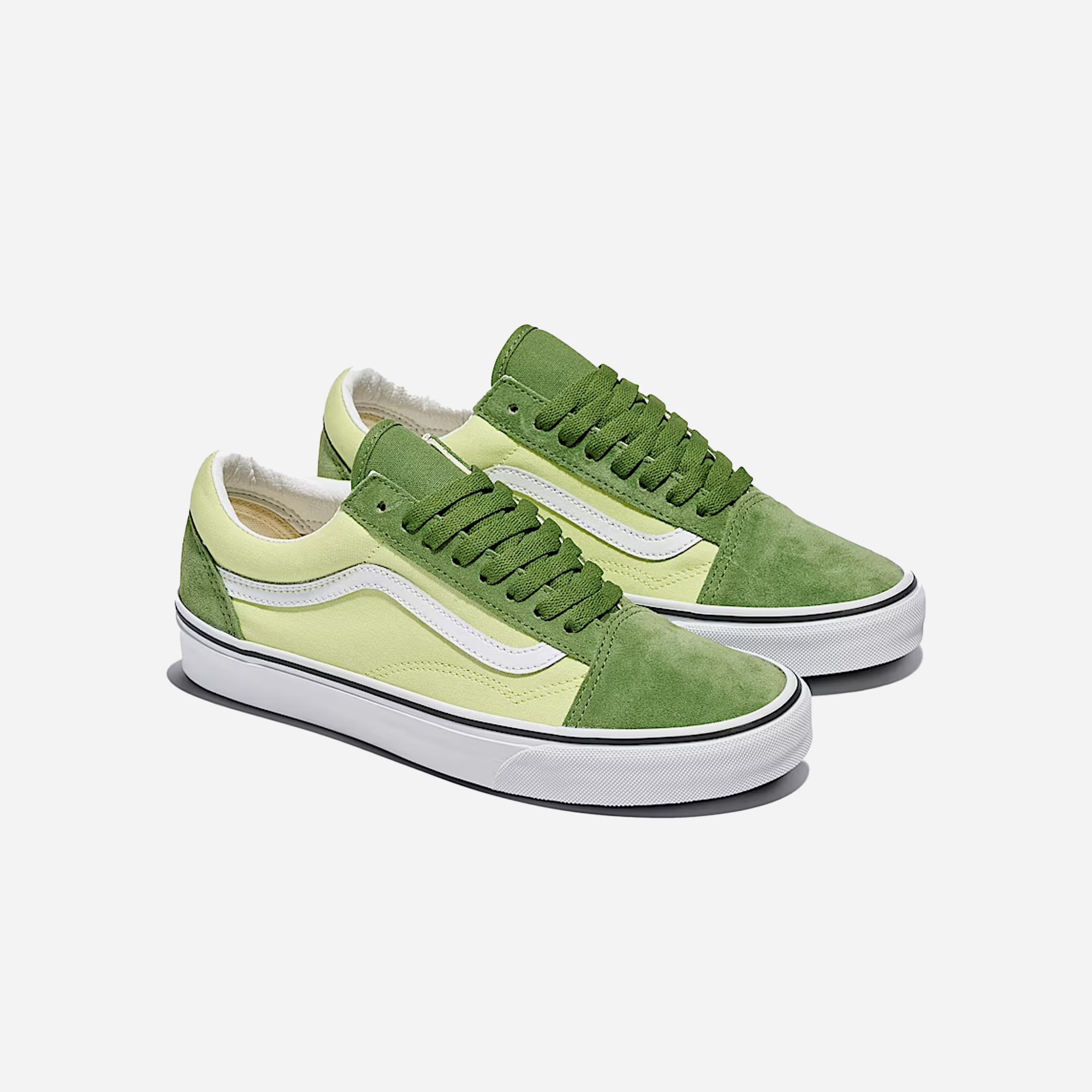 Vans Old Skool Shoe Shadow Lime Green - view 2