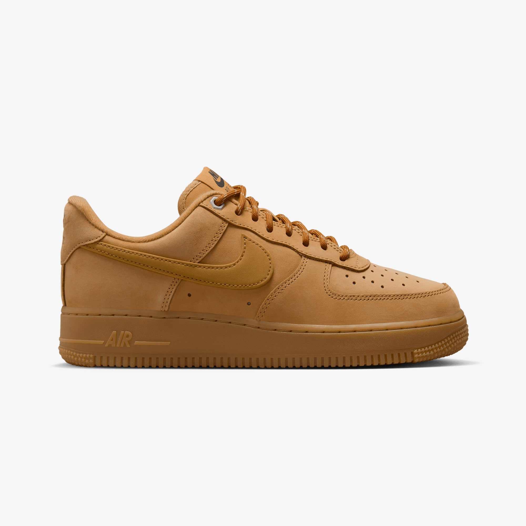 Nike | Air Force 1 '07 { Flax/wheat-gum Light Brown-black