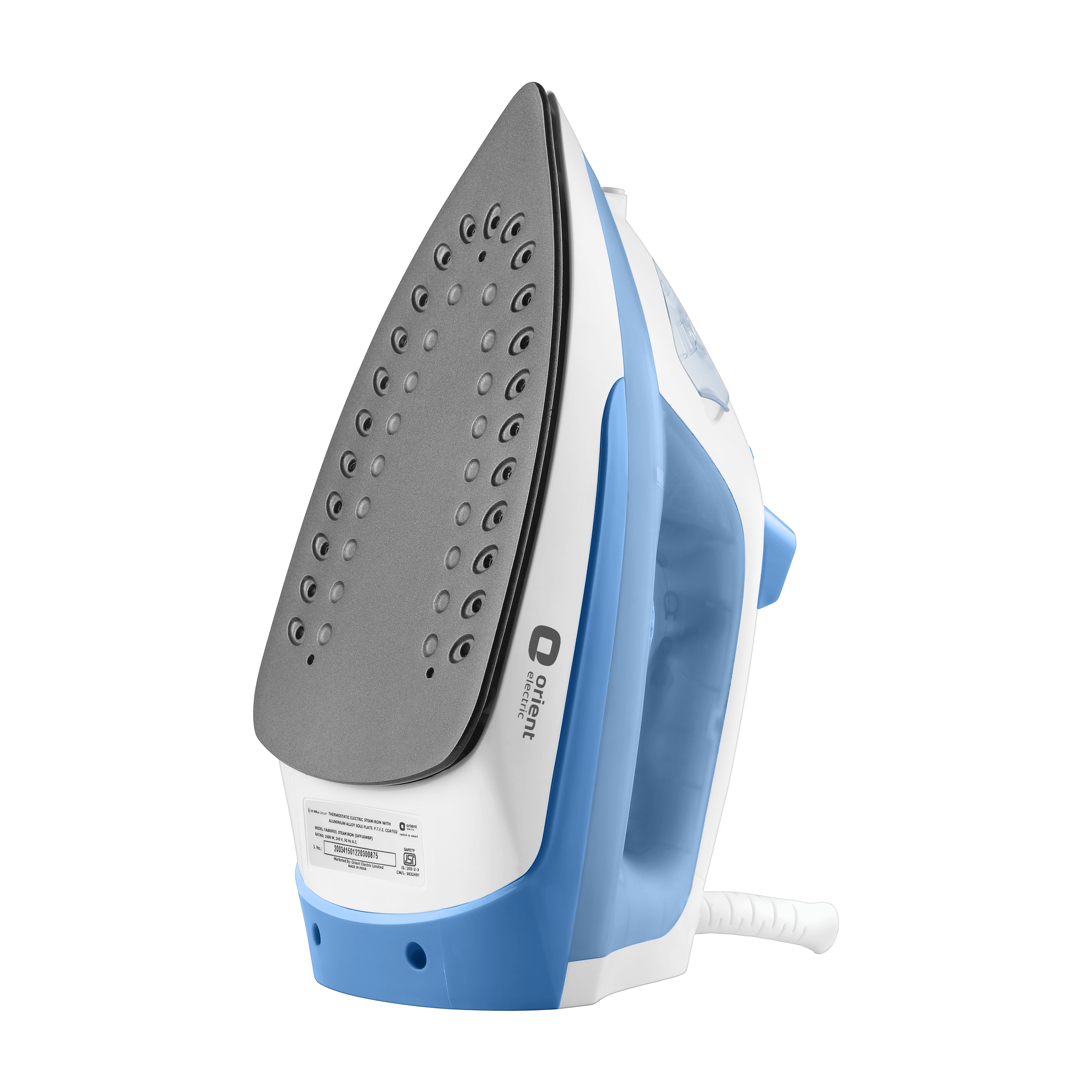 orientelectric Fabrifeel Non Stick Steam Iron for Clothes - view 2