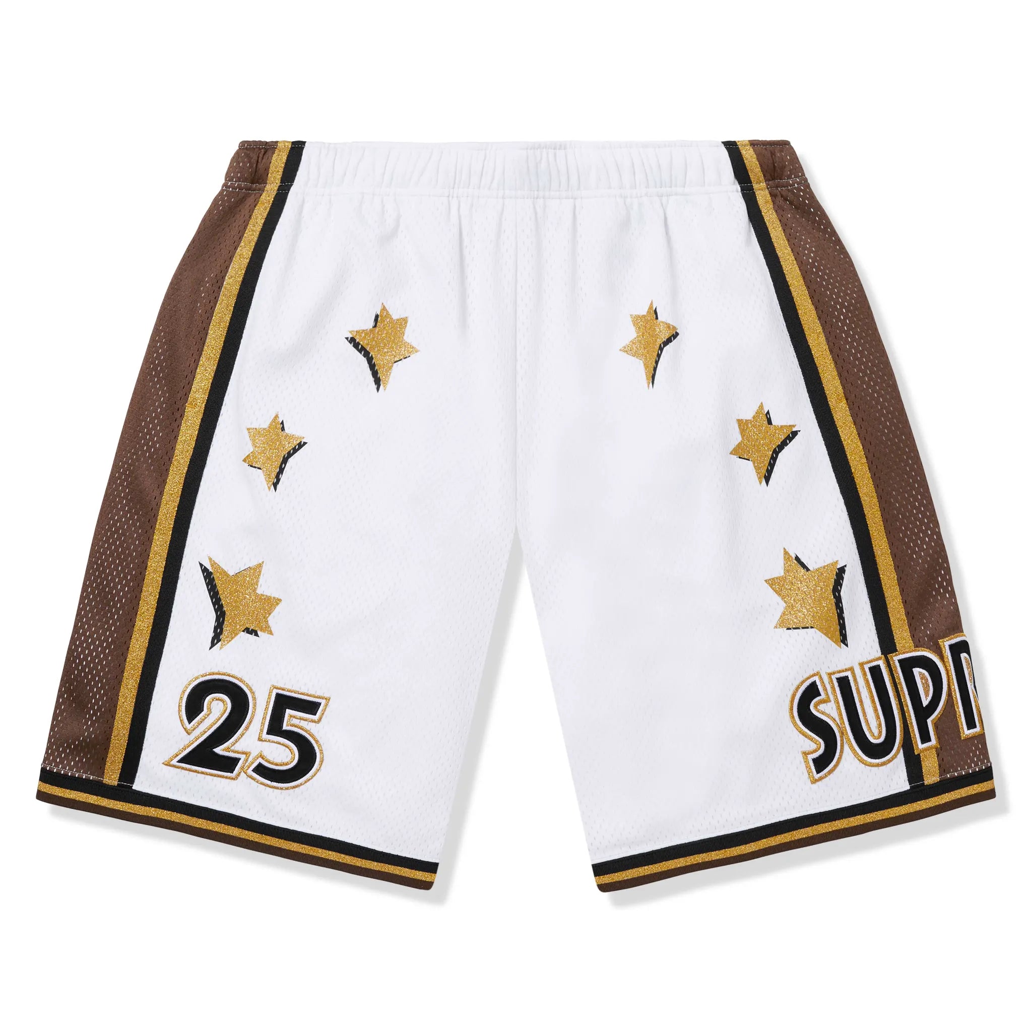Supreme All Star Basketball White Shorts (SS25)