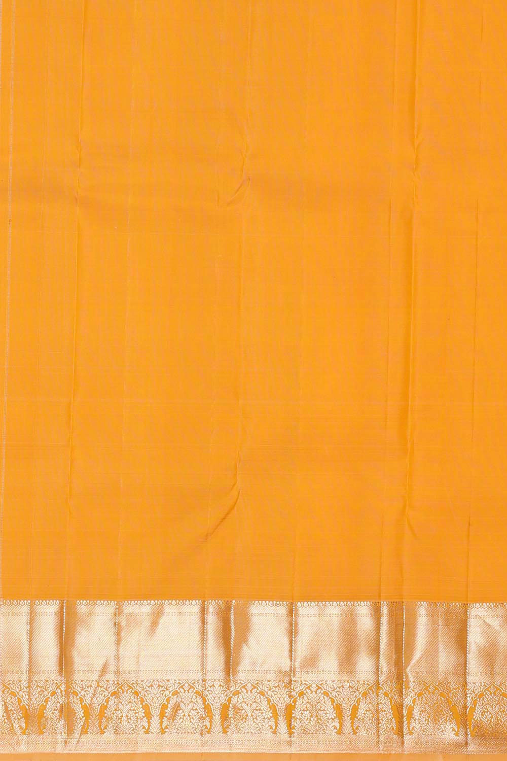 Kalanjali Kanchi Pattu Yellow Saree – Women's - view 4