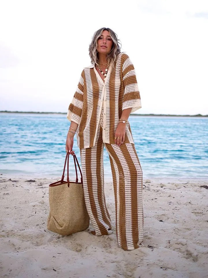 Alamode By Akanksha Dorre Top and Pants Resortwear Set - view 2