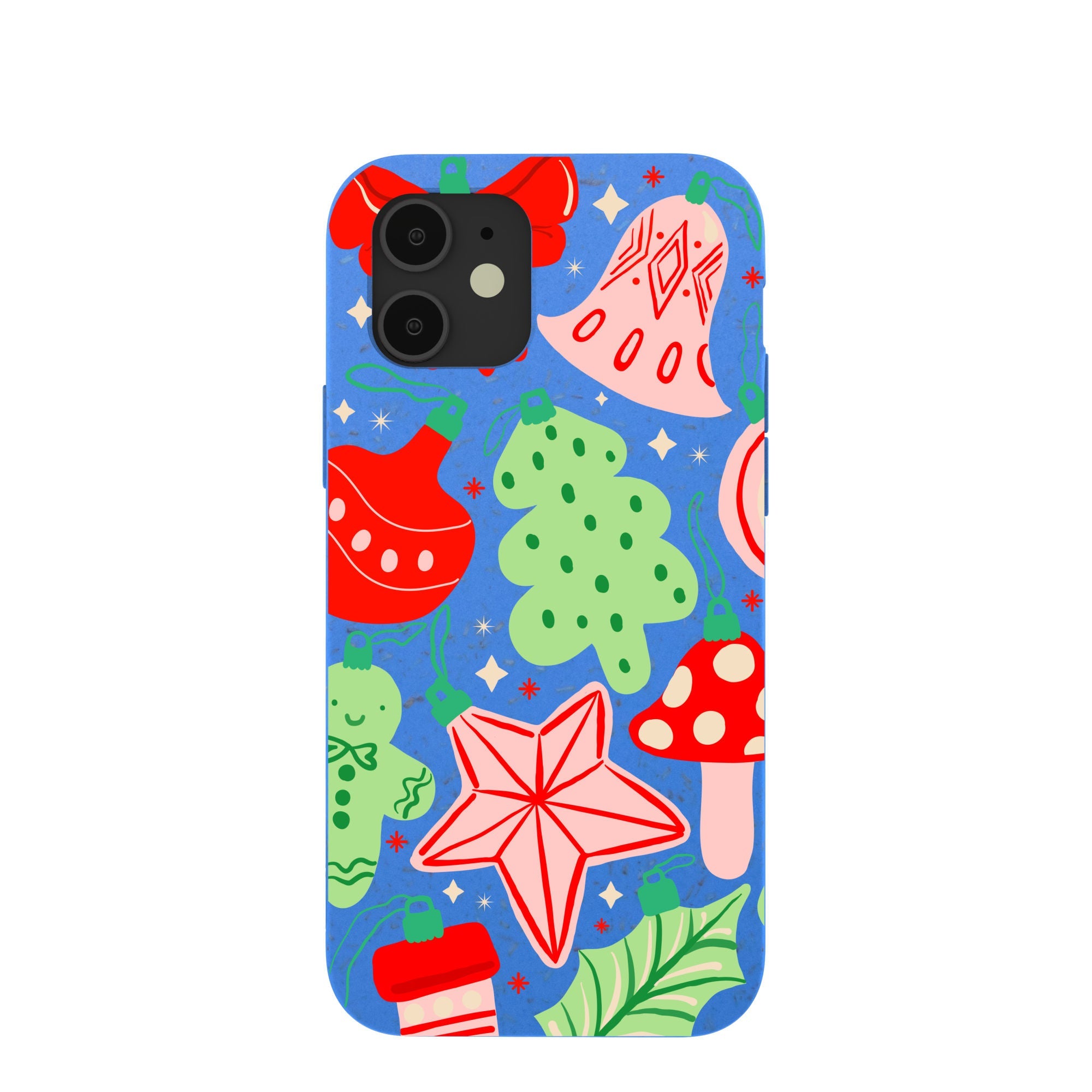 BlackTree Electric Blue Festive Flair iPhone 12/ iPhone 12 Pro Case