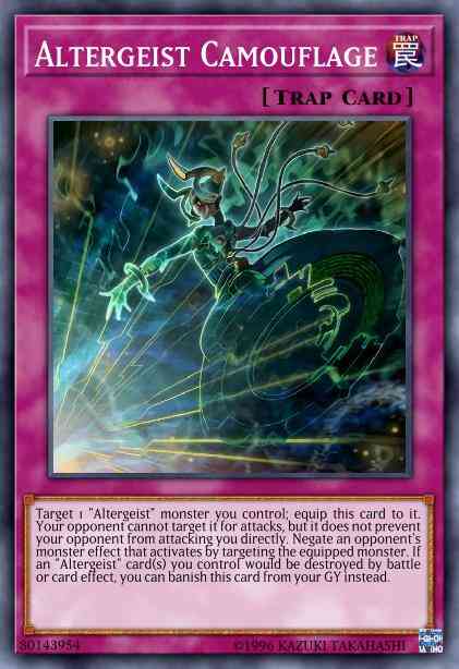 Yu-Gi-Oh! Altergeist Camouflage - SP18-EN047 - Starfoil Rare - 1st Edition