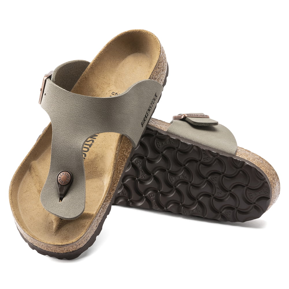 Birkenstock Ramses Birko-Flor Nubuck – Gray Gray/Stone