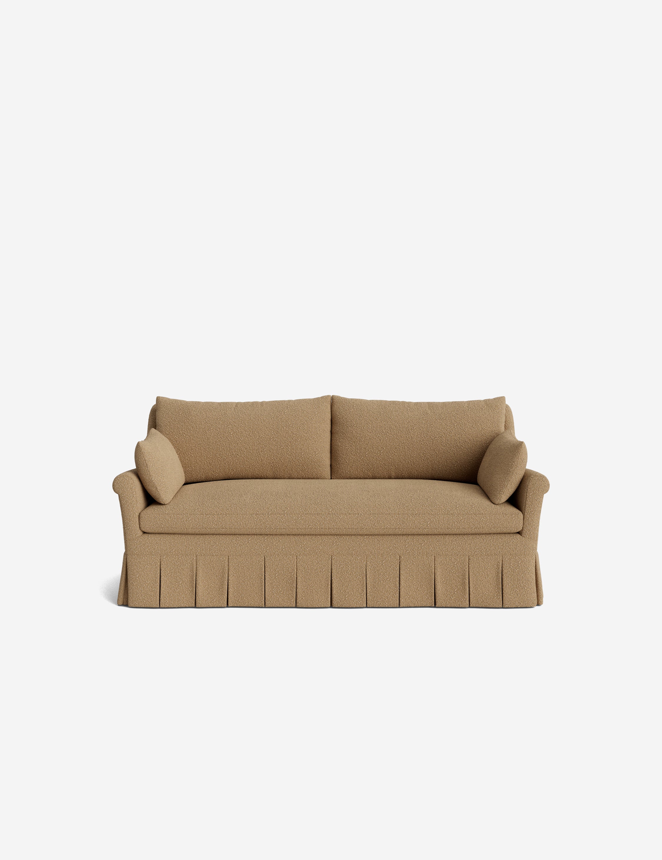 Lulu and Georgia Portola Rolled Arm Pleated Sofa - view 179