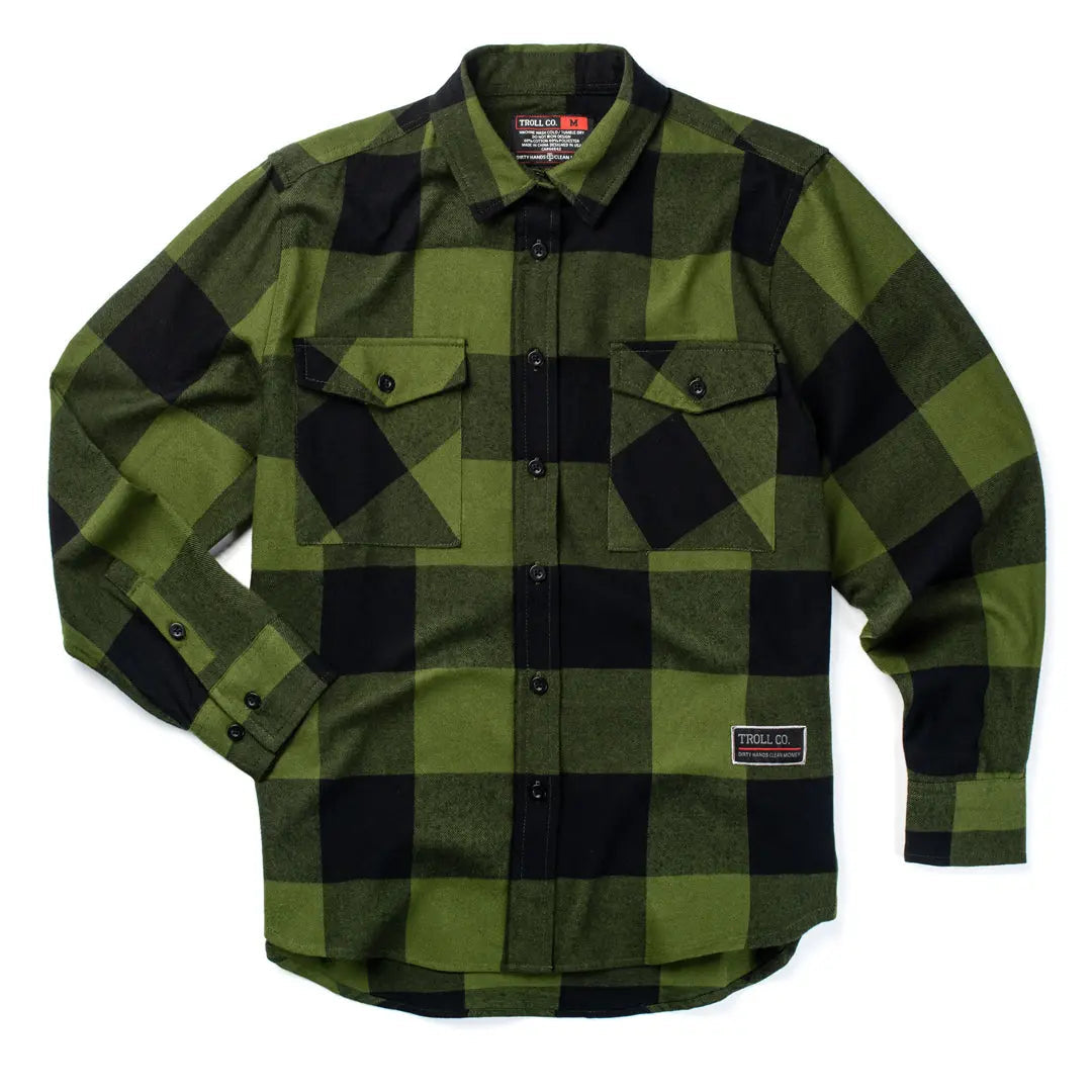 Radial Women's Ada Flannel – Green Black