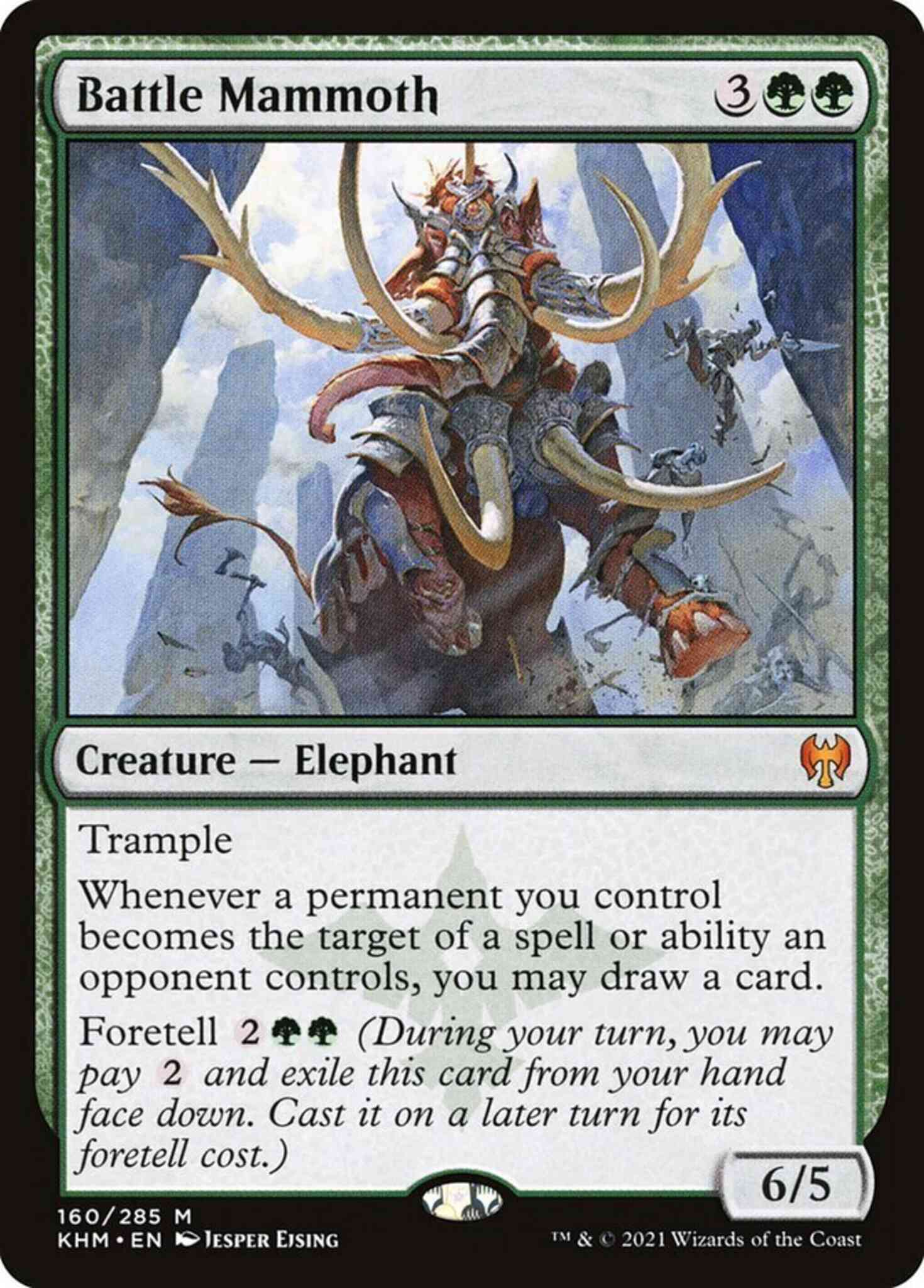 Battle mammoth 160 – Magic Battle Mammoth [160] [Kaldheim] [Non-Foil]