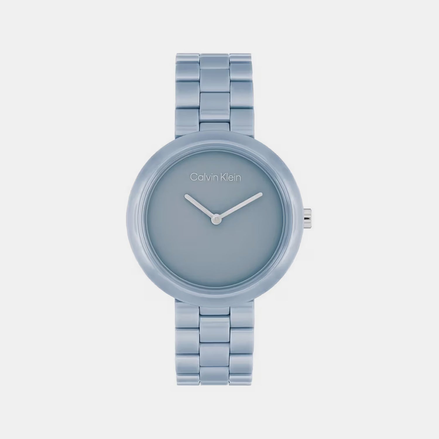 Calvin Klein Ck Pure Women Quartz Blue Dial Analog Stainless Steel Watch 25100074