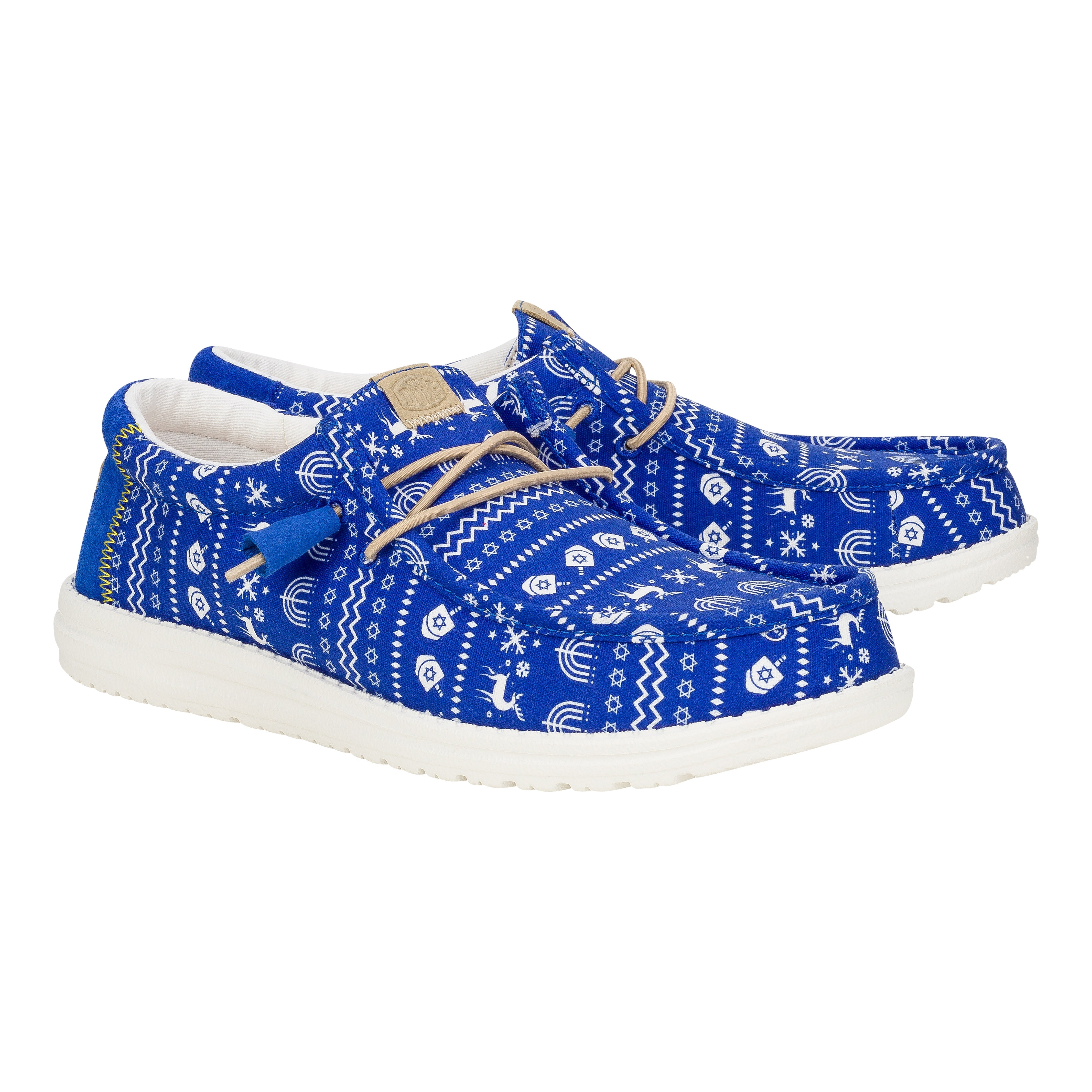 HEYDUDE shoes Wally Hanukkah Sweater - Hanukkah Blue/White - view 2